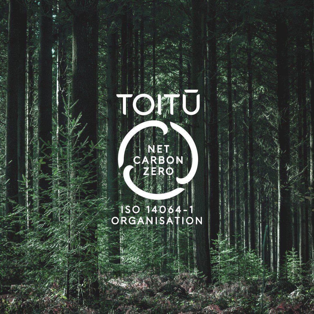 We're very proud to have received our Toitū Environcare Net Carbon Zero certification! 🌏🌲

This certifies we have:
- Measured our carbon emissions
- Set science-aligned reduction targets for the near and long-term 
- Offset our 2020 and 2021 emissi