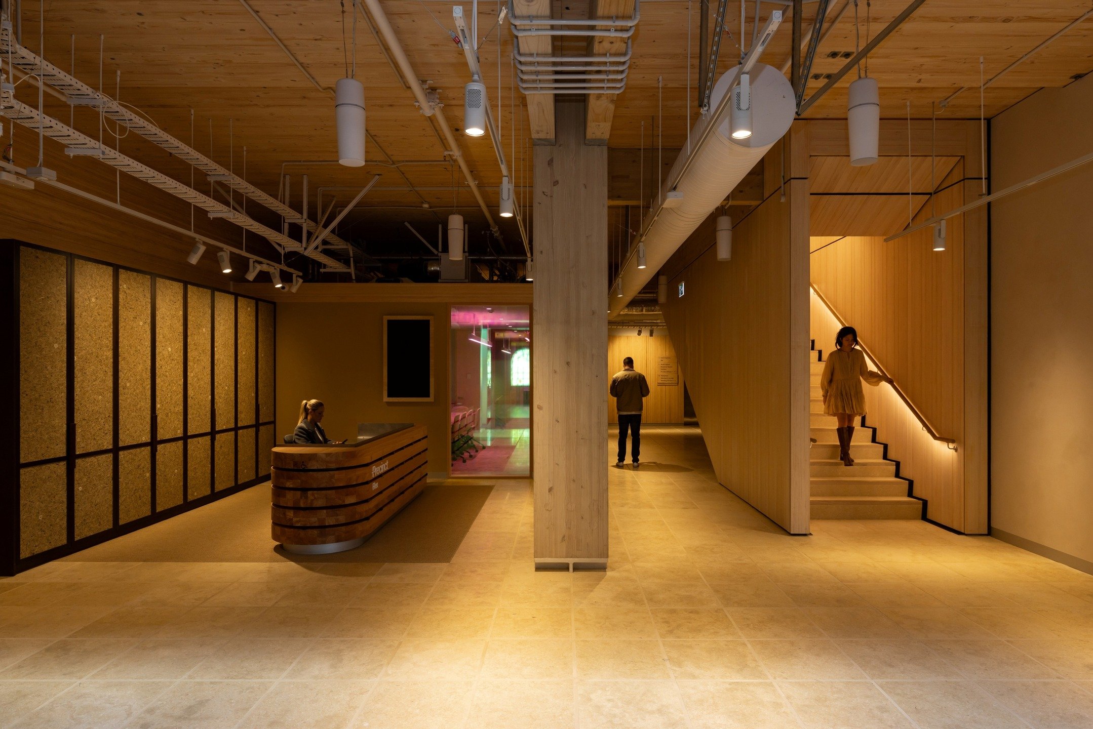 @precinct_flex &ndash; Pipiri Lane sets a new benchmark for flexible workspace in Aotearoa NZ.

Delivered across 1,800sqm of multi-level space, the project brings together refined architectural detailing, feature ceilings with seismic support, integr