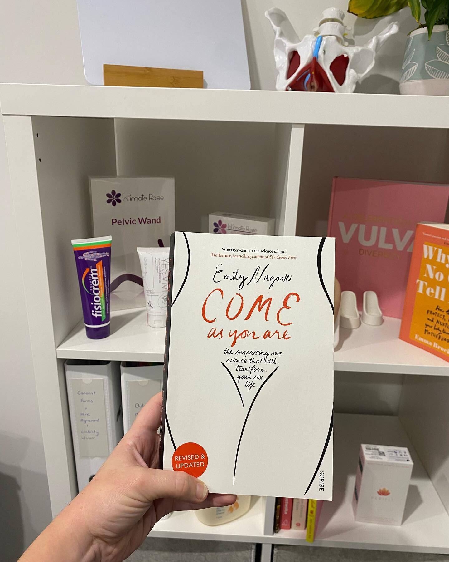 Our book club book for this month is Come As You Are by @enagoski and we HIGHLY recommend this book to ALL women, but especially anyone with pelvic pain looking to better understand how to make intimacy more pleasurable. 

It&rsquo;s a book about the