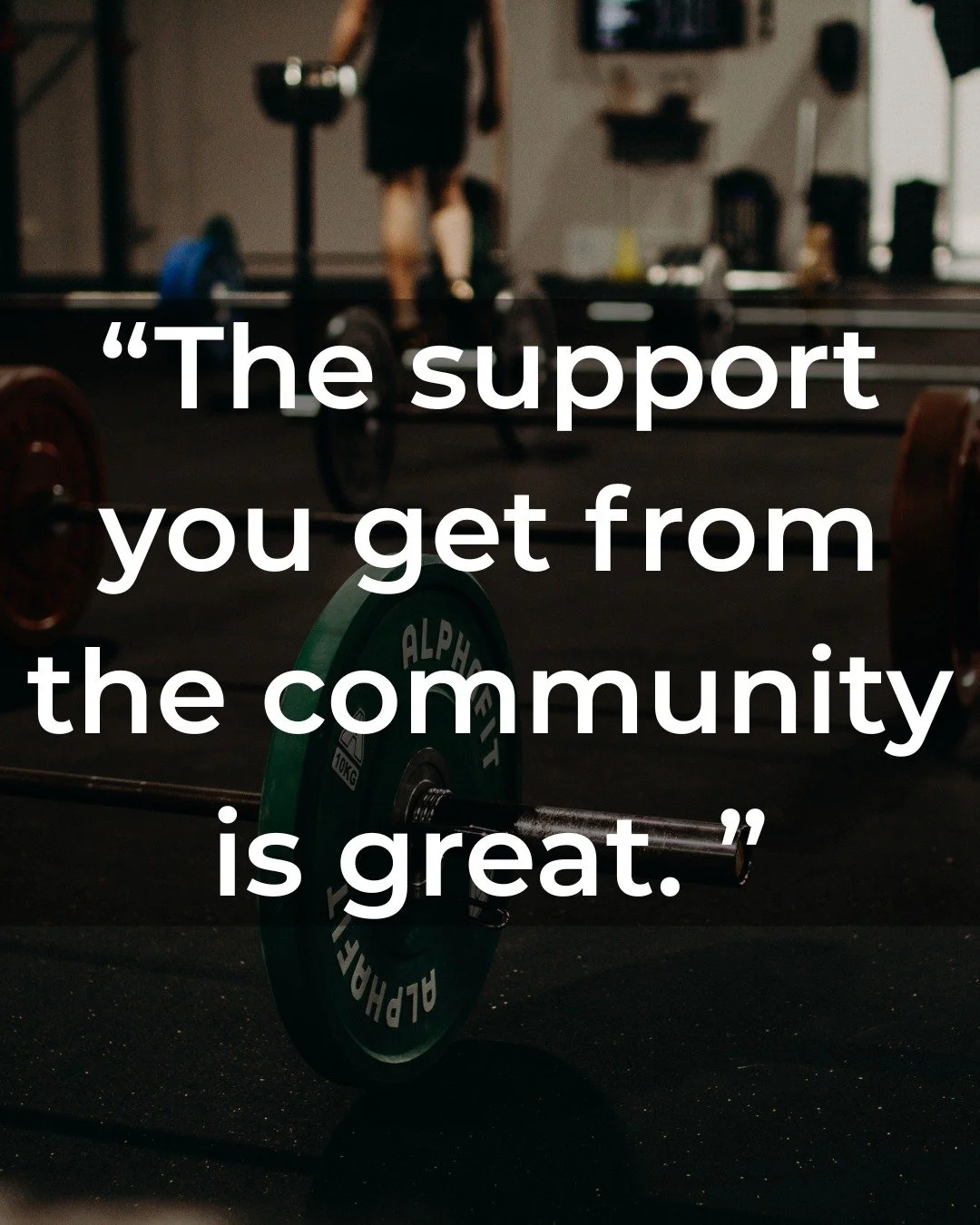 &ldquo;An awesome place to train! The coaches are awesome and extremely encouraging. The support you get from the community is great. The workouts are challenging, and everything can be adapted for any level of experience, so you are always improving