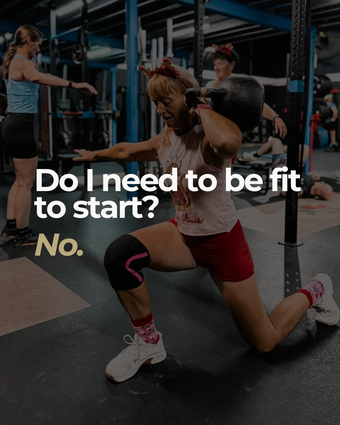You don&rsquo;t need to be fit to start.
That&rsquo;s not a requirement &mdash; it&rsquo;s the result. 💪✨

Most people you see here didn&rsquo;t walk in confident, strong, or &ldquo;ready.&rdquo;
They walked in unsure&hellip; and were coached from t