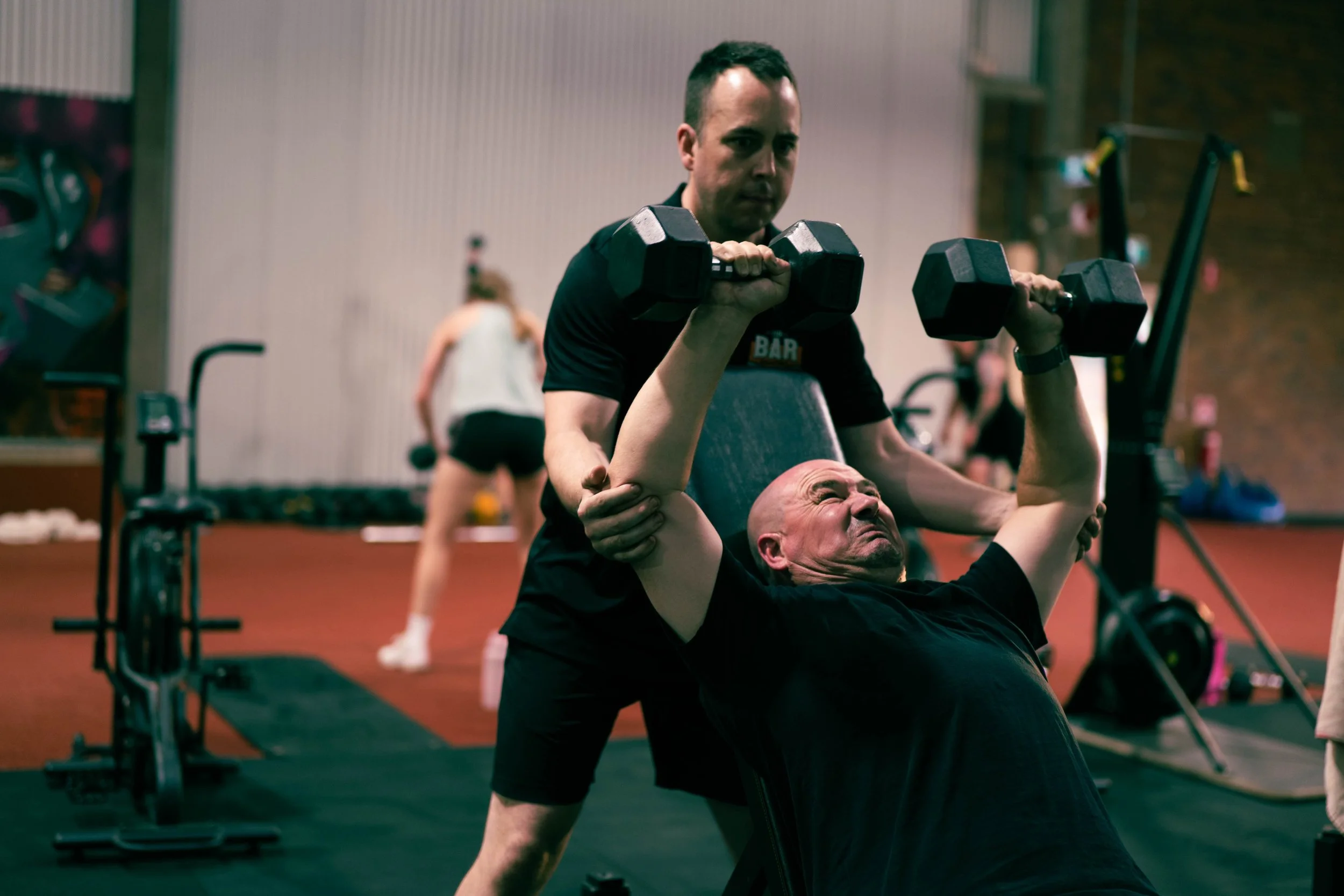 One-on-one personal training at The Bar