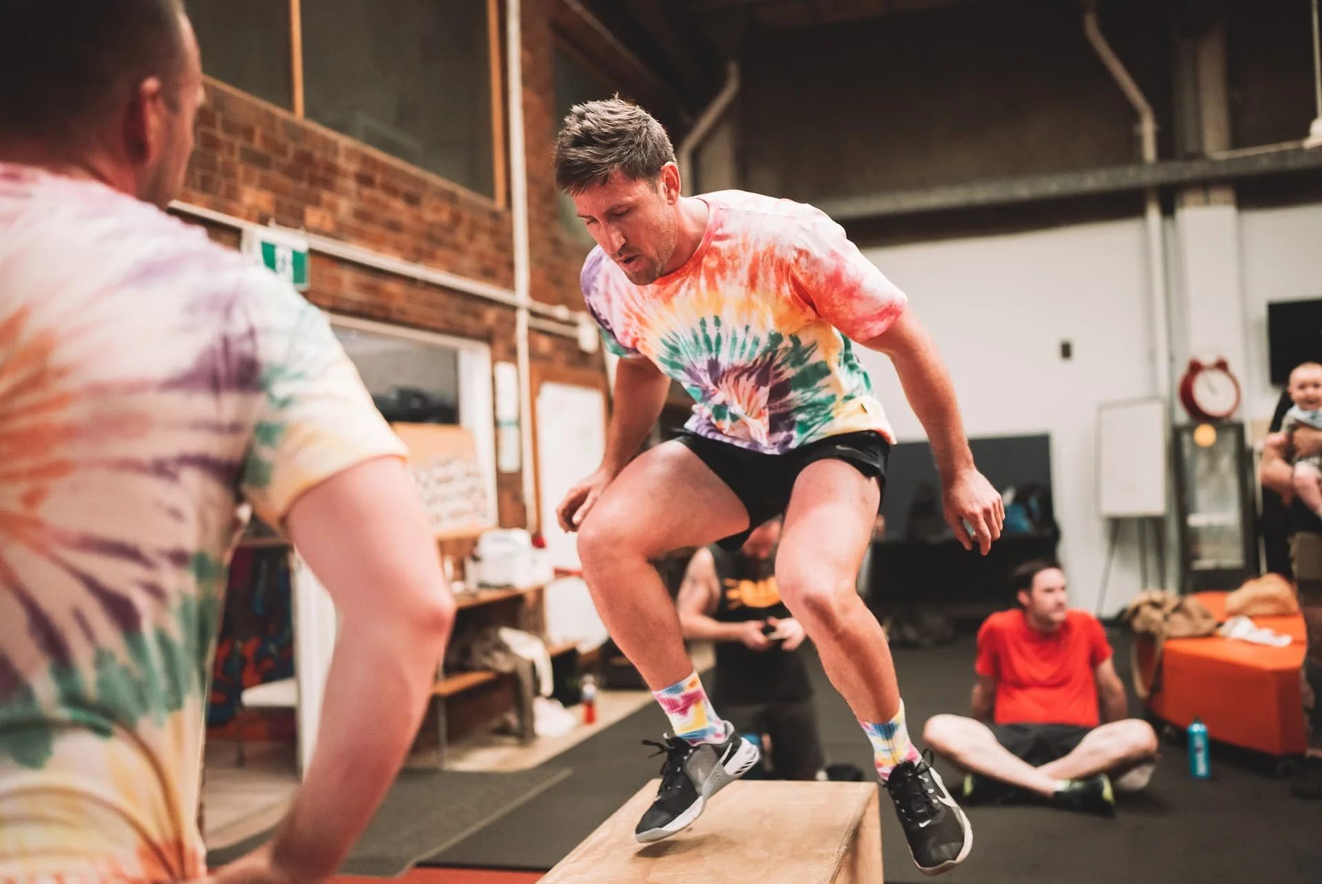 Member toowoomba gym The Bar Health and Fitness - performing a barbell movement