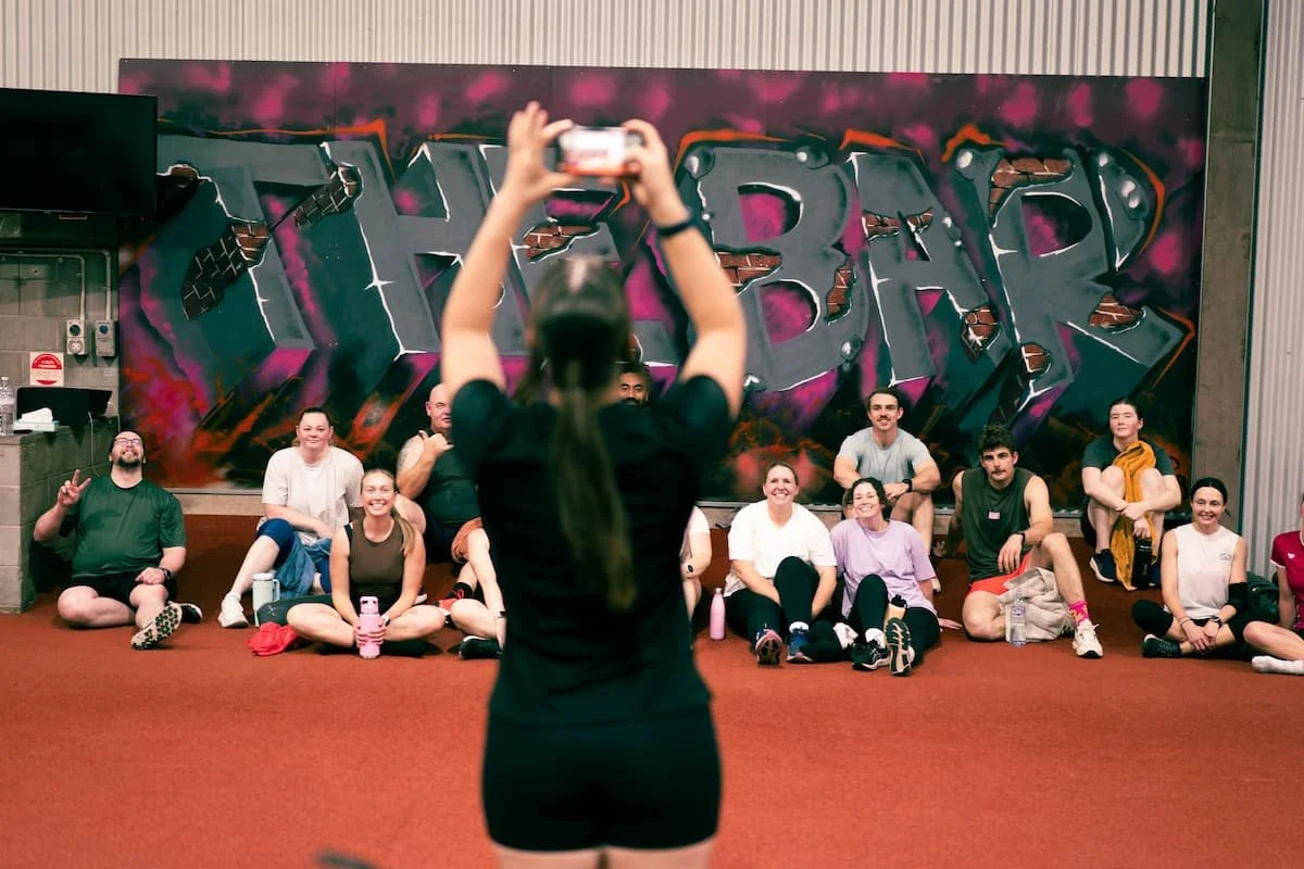 Cardio-focused group workout session at The Bar Health and Fitness Toowoomba