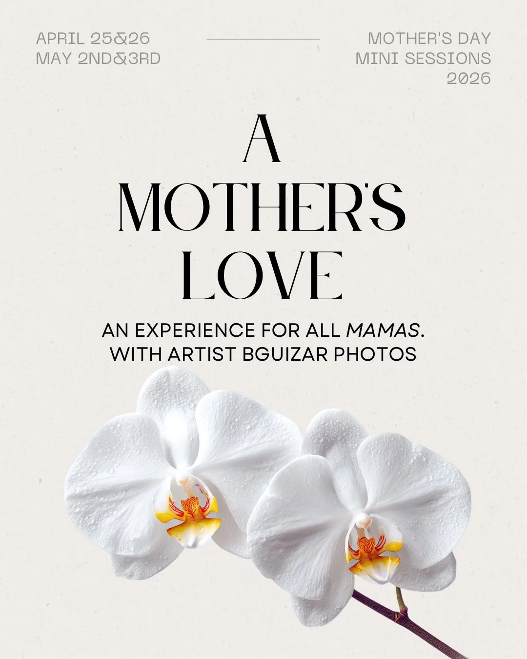Mother&rsquo;s Day Minis are LIVE ✨💐

These are one of my most popular sessions of the year and they ALWAYS sell out.

I&rsquo;m designing elevated, gorgeous setups for all mamas &mdash; whether you&rsquo;re celebrating with your little ones, your m