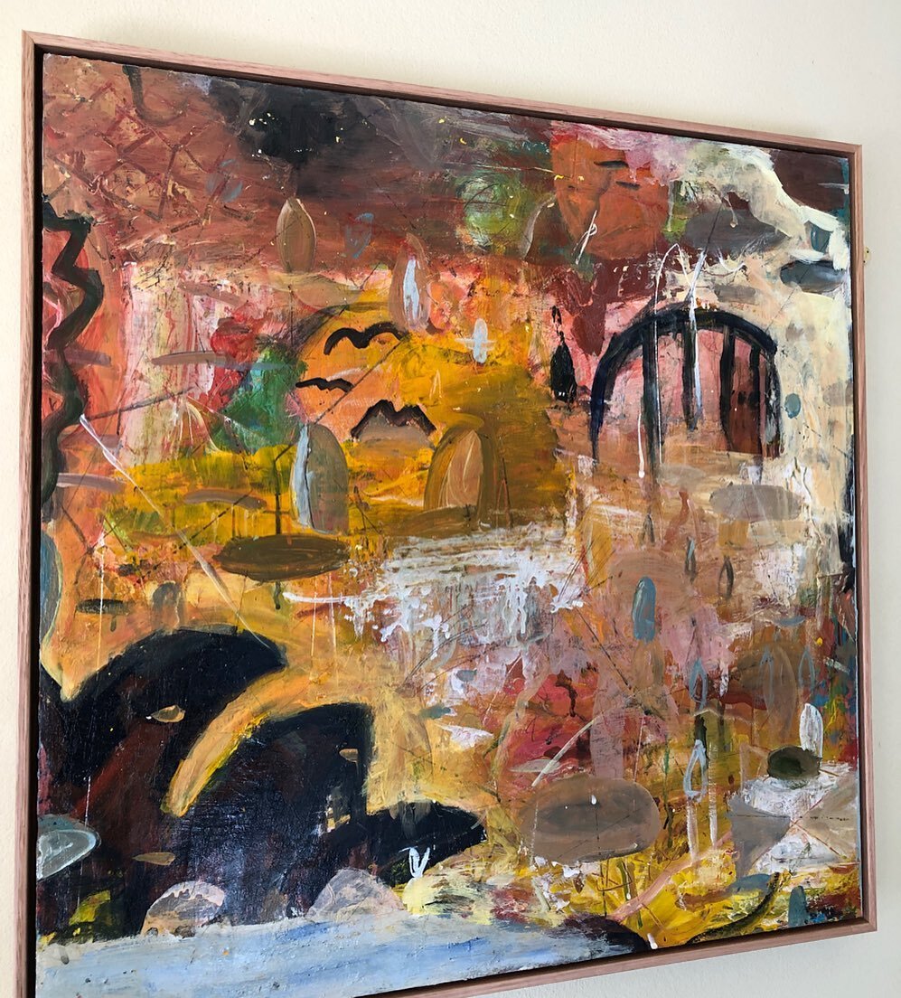 Another framed one.  Very happy with how this one turned out. 
Thanks to @the_artscene .

Mixed media on sealed wooden board. Available soon @bluethumbart 
68cm x 68cm
.
.
.
.
.
#art #artgallery #artoftheday #art2life #art2lifeacademy #art2lifecvp #a