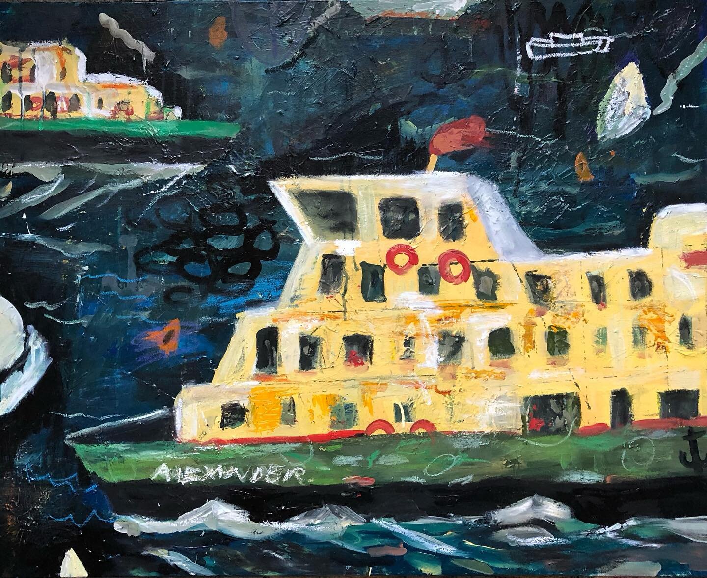 Ferry Ride
.
.
.
.
.
#art #art2life #artsy #artgallery #art2lifecvp #art2lifeacademy #art2life_world #instaart #boatart #ship #sea #ferry #sydneyferries #sydneyferry #naughtical #boatart