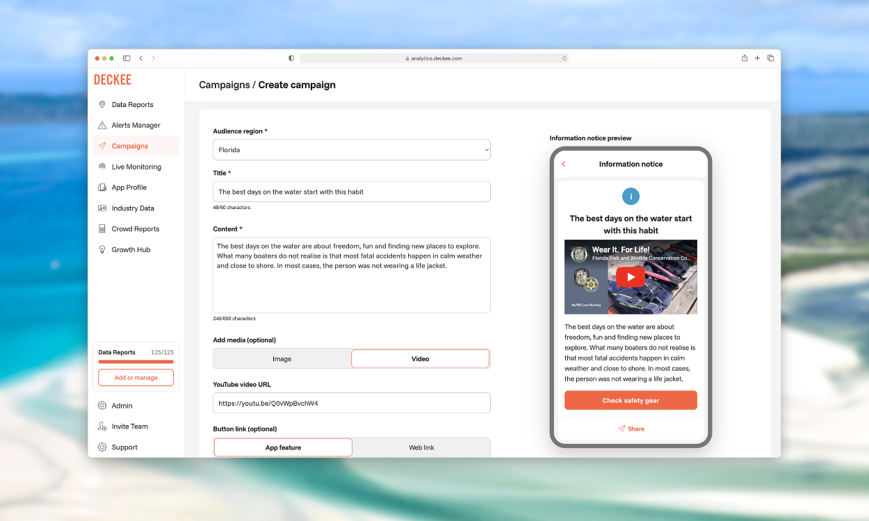 DECKEE launches new tools to help government agencies keep their boating communities safe and measure the impact