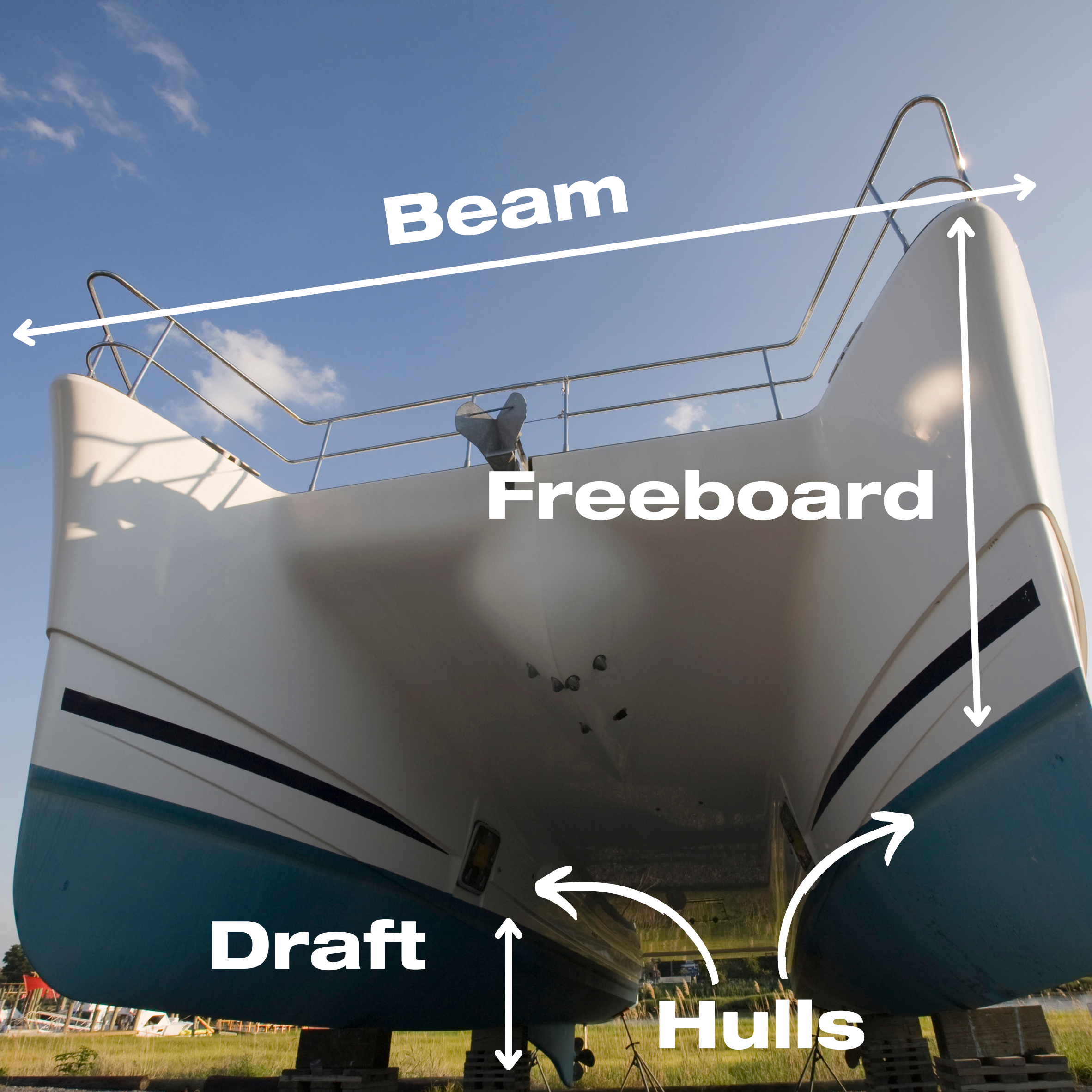 parts of a yacht diagram