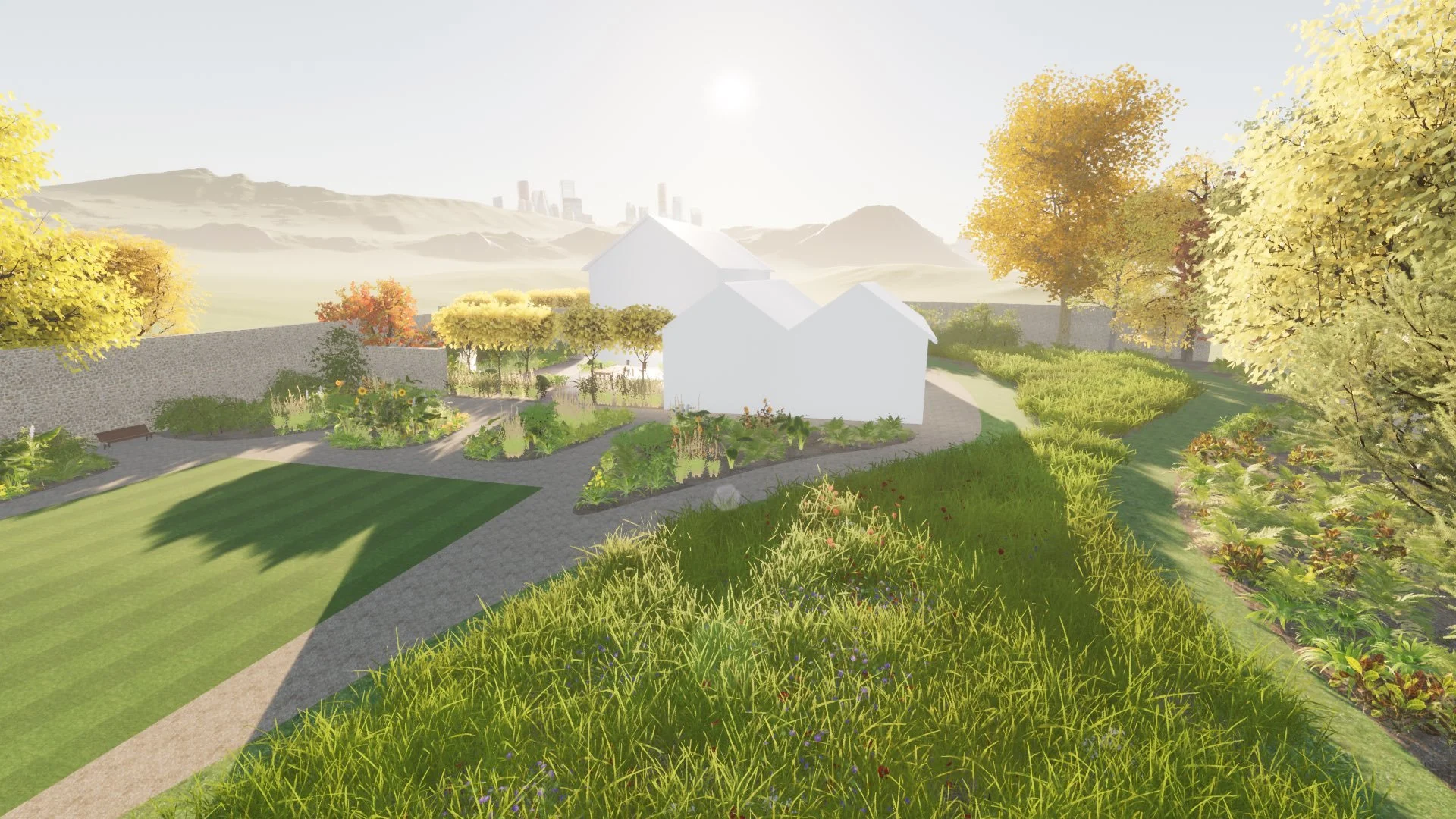 Rural garden design by James Eckersley