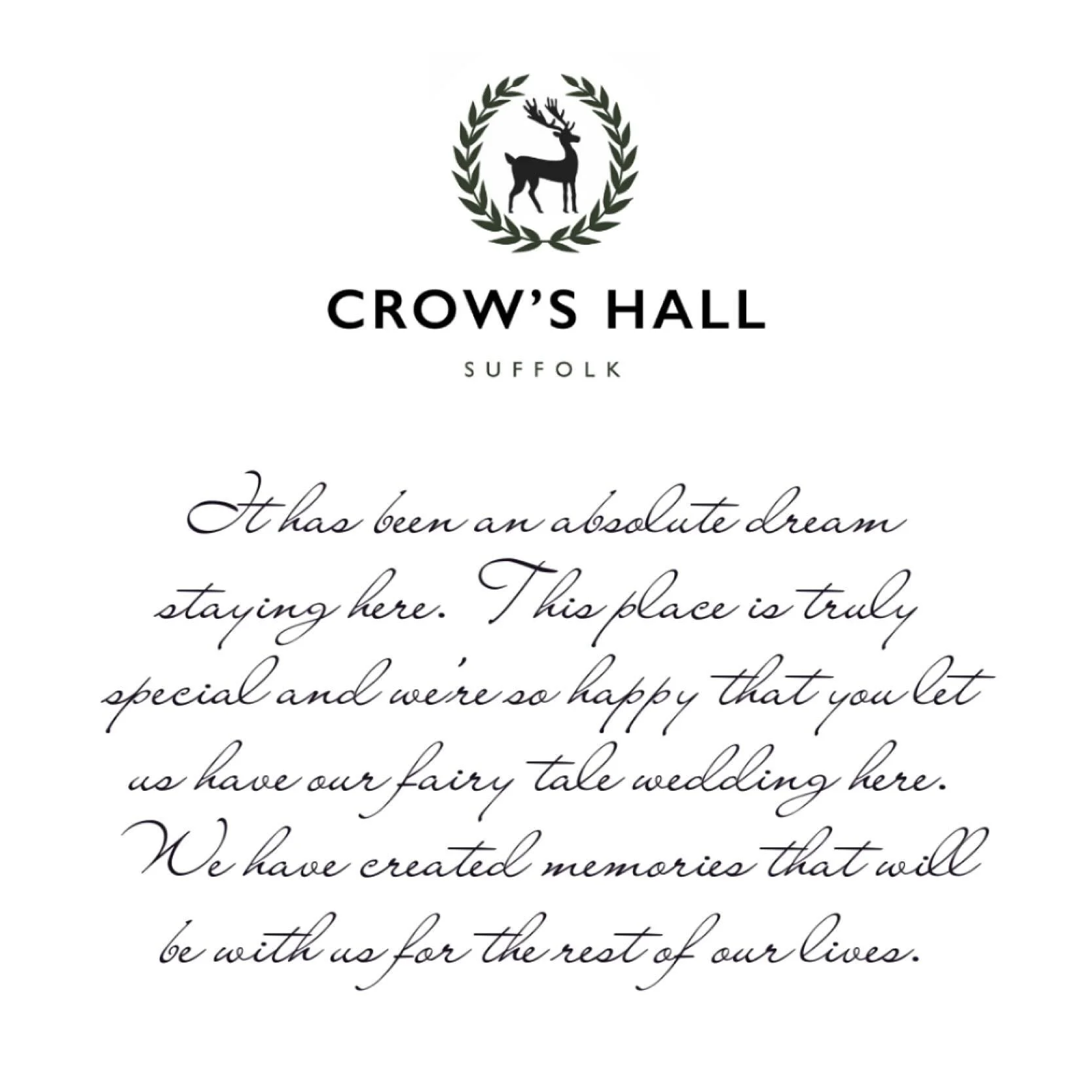 Crows Hall offers a unique setting for your special celebration 
#bespokewedding #boutiquewedding #islandwedding #destinationwedding #countryhousewedding #barnweddingvenue #marqueewedding