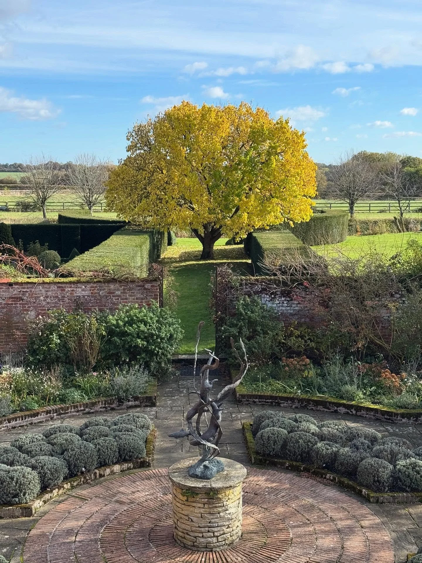 Tree surgery isn&rsquo;t just about cutting down trees. The magnificent mulberry tree in the middle of the island developed a threatening crack in the trunk. Jo Westrup Contracting came to the rescue to &ldquo;pin&rdquo; the trunk - in tree terms a l