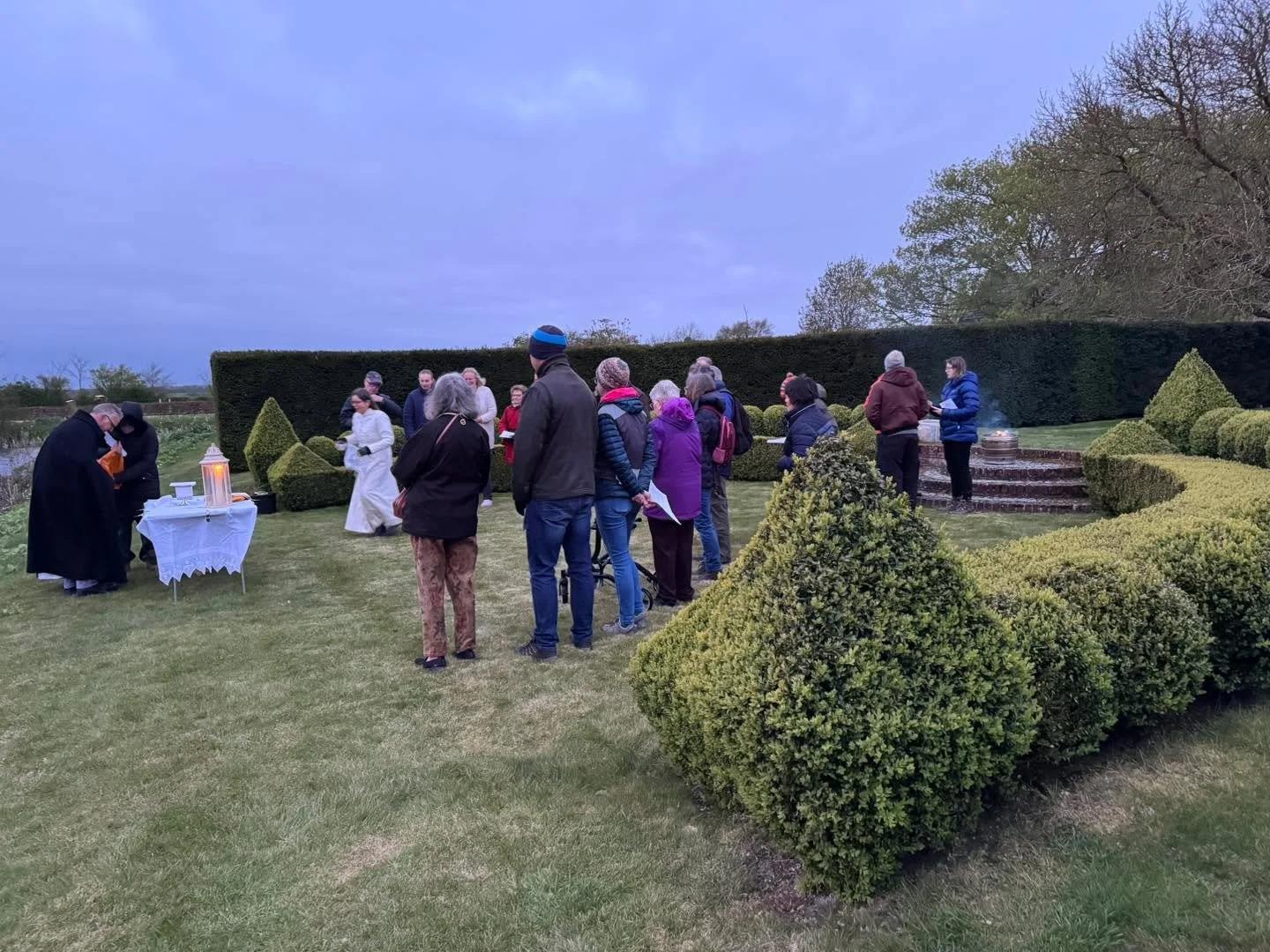 We are so looking forward to our second Easter Day 🐣 Sunrise service in the gardens at Crows Hall at 6am. It really is such a special occasion and very moving. The service will be conducted by The Rev Susan Taylor. There will be refreshments served 