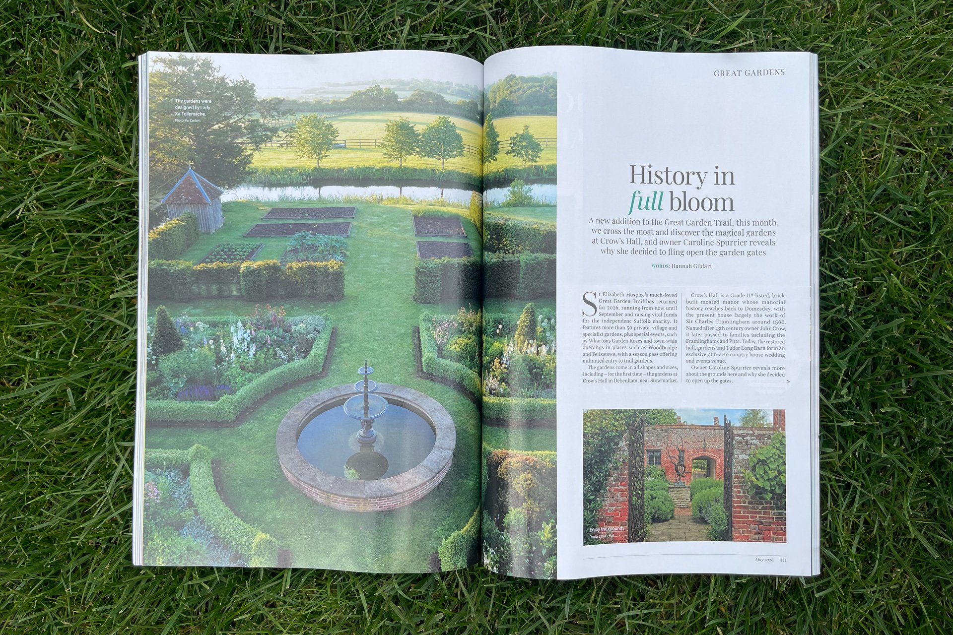 Crow’s Hall joins St Elizabeth Hospice’s Great Garden Trail