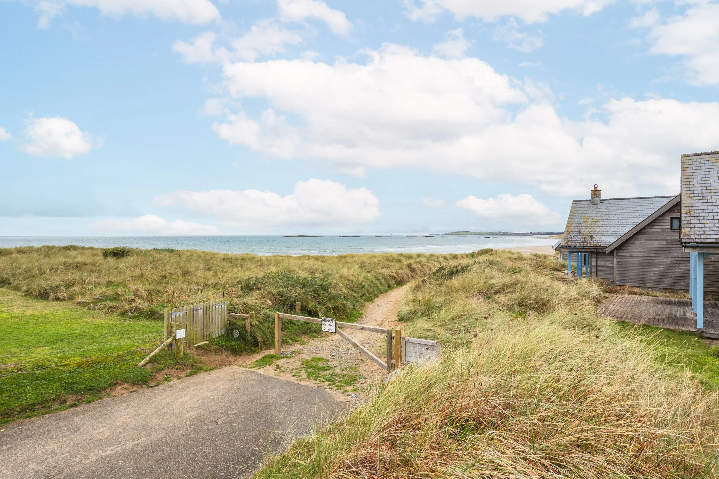 Beachside holiday accommodation in Rhosneigr, North Wales near Anglesey dunes, sea views and scenic coastal walks.
