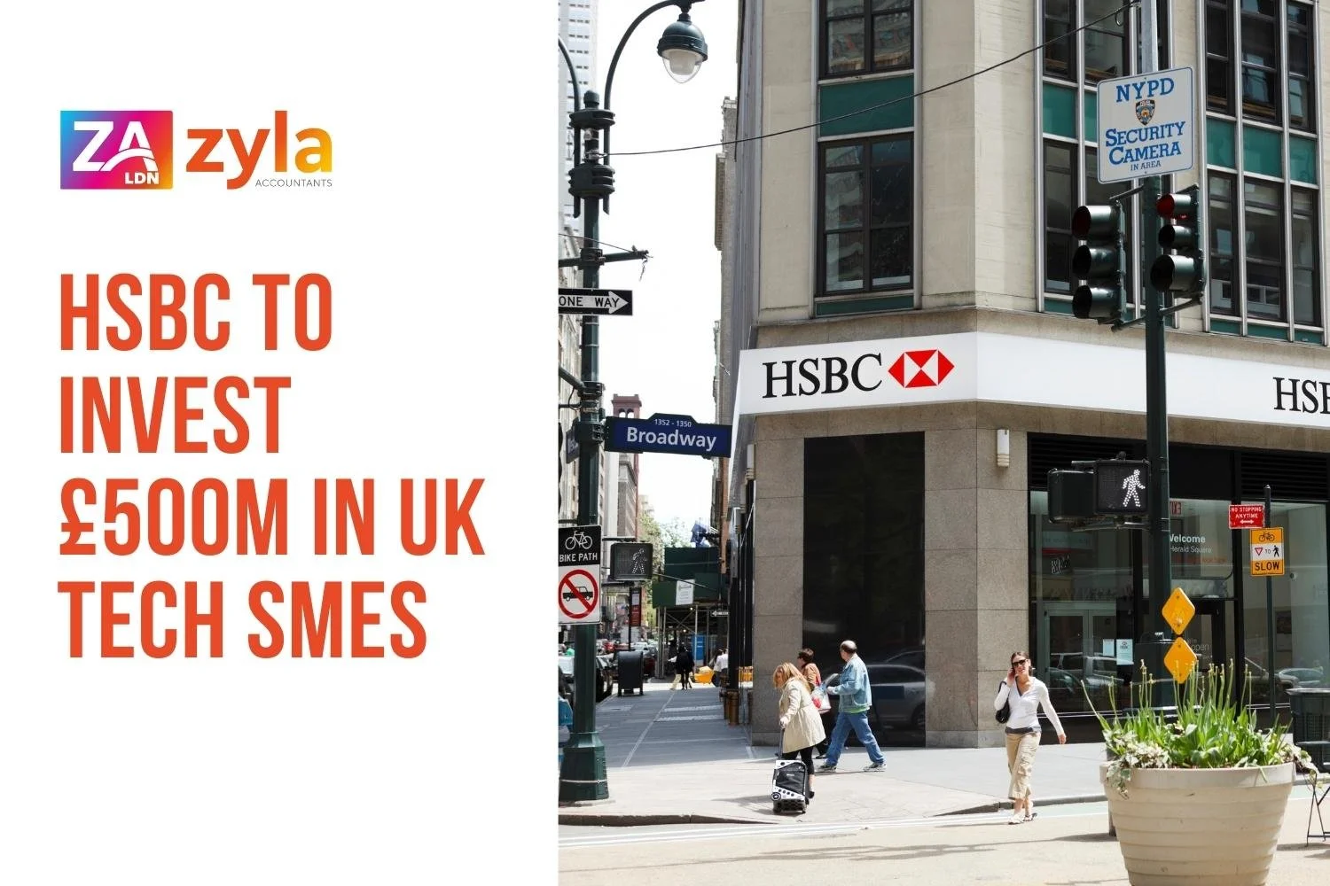 HSBC to invest £500m in UK tech SMEs