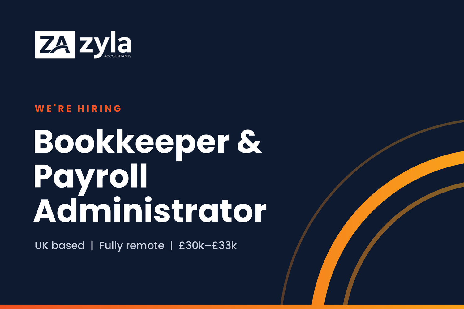 We're Hiring: Bookkeeper &amp; Payroll Administrator (Fully Remote, UK)