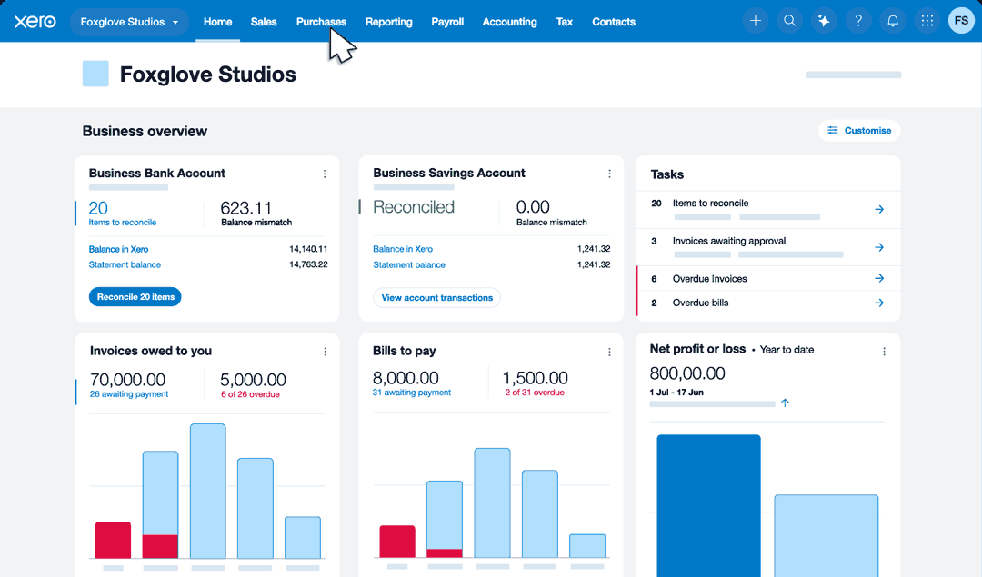 Xero Unveils New Navigation & Homepage — Zyla Accountants UK