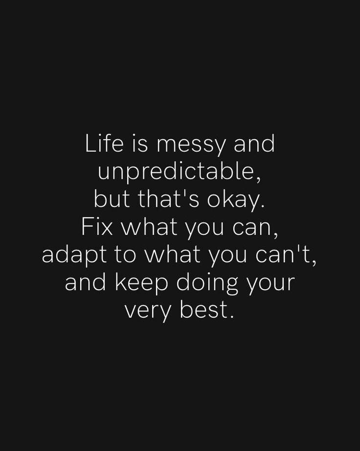 Give yourself permission to start messy. 

You don't have to have it all figured out... 

You don't need all the answers. 

You don't need it to be perfect. 

You just need to start. 

Imperfect action is better than perfect inaction.

Keep doing you