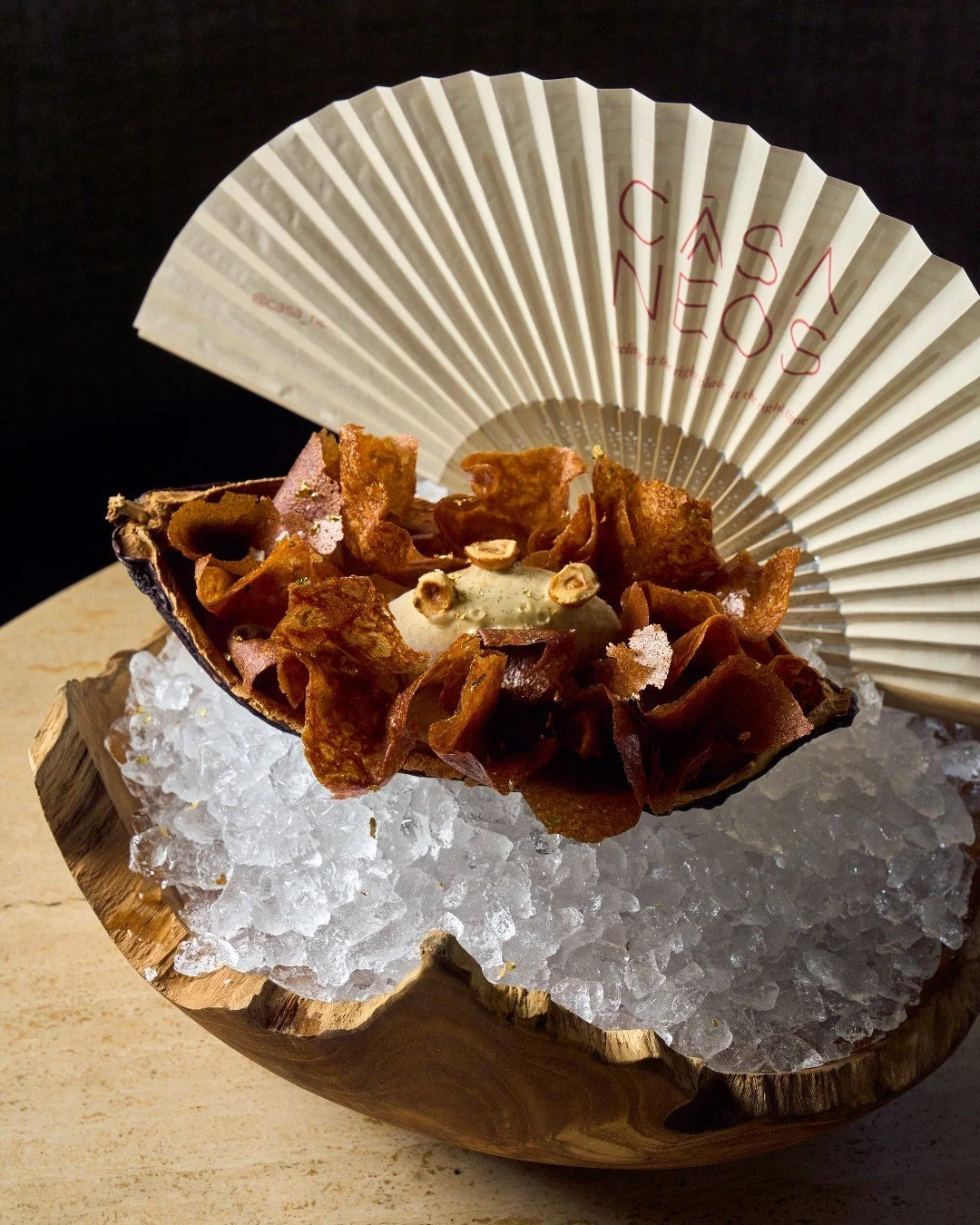 A symphony of textures and flavors ✨ Discover our Gianduja Piemonte Panna Cotta is layered with toasted coconut pralin&eacute;, caramelized gavotte crisp, and topped with smoked vanilla gelato. A sweet moment worth savoring.
