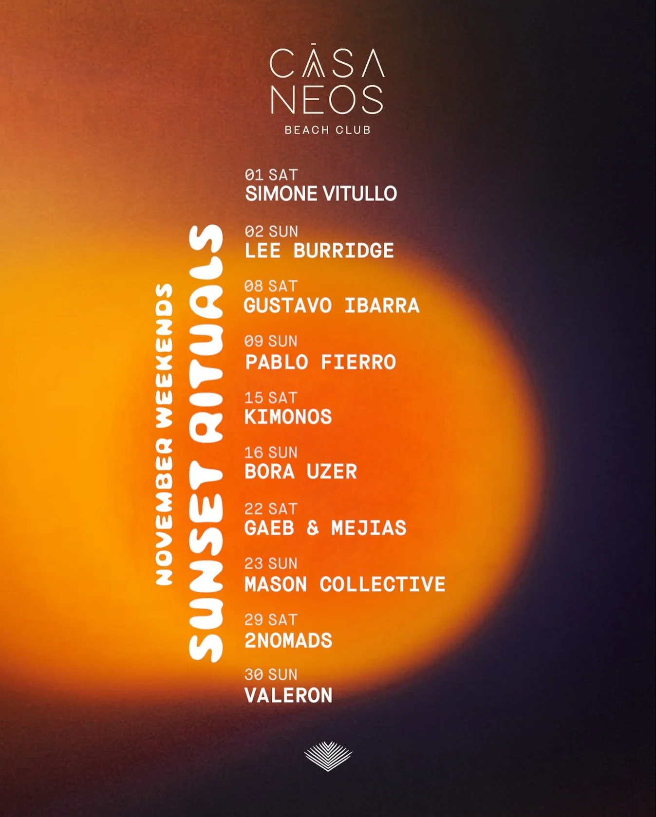 Sunsets by the river never sounded so good. Join us at CASA NEOS MM Beach Club for your weekend ritual. Reserve at the link in bio ✨