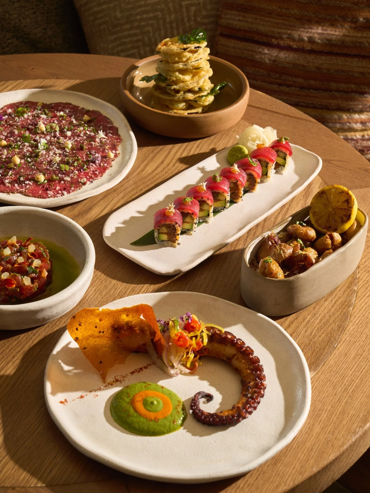 Indulge in our Epicure Tasting Menu featuring a curated progression of Mediterranean-inspired dishes, thoughtfully crafted to showcase seasonal flavors and the signature CASA NEOS dining experience.