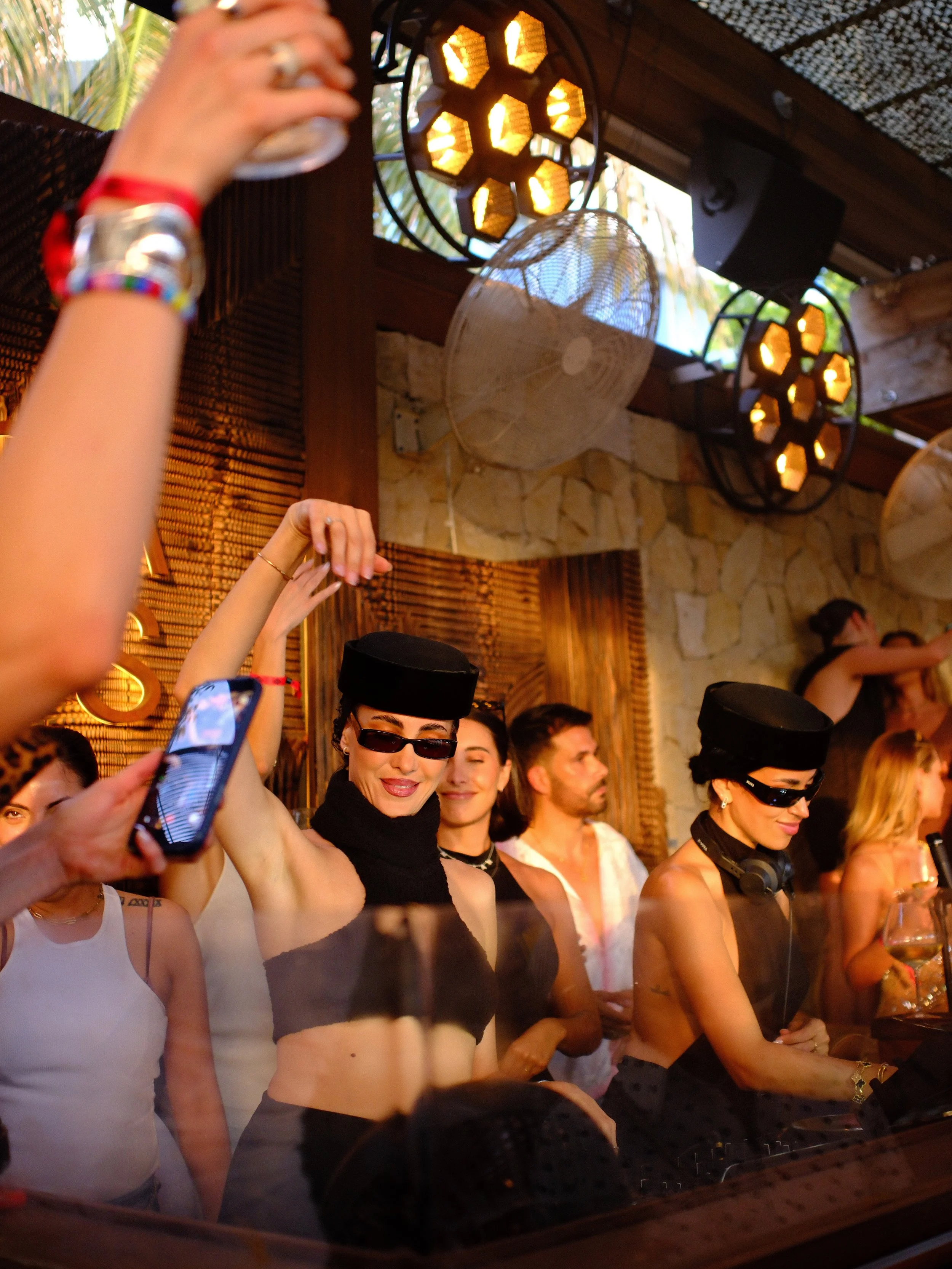 Image of two women DJ performer's at Sunset Rituals
