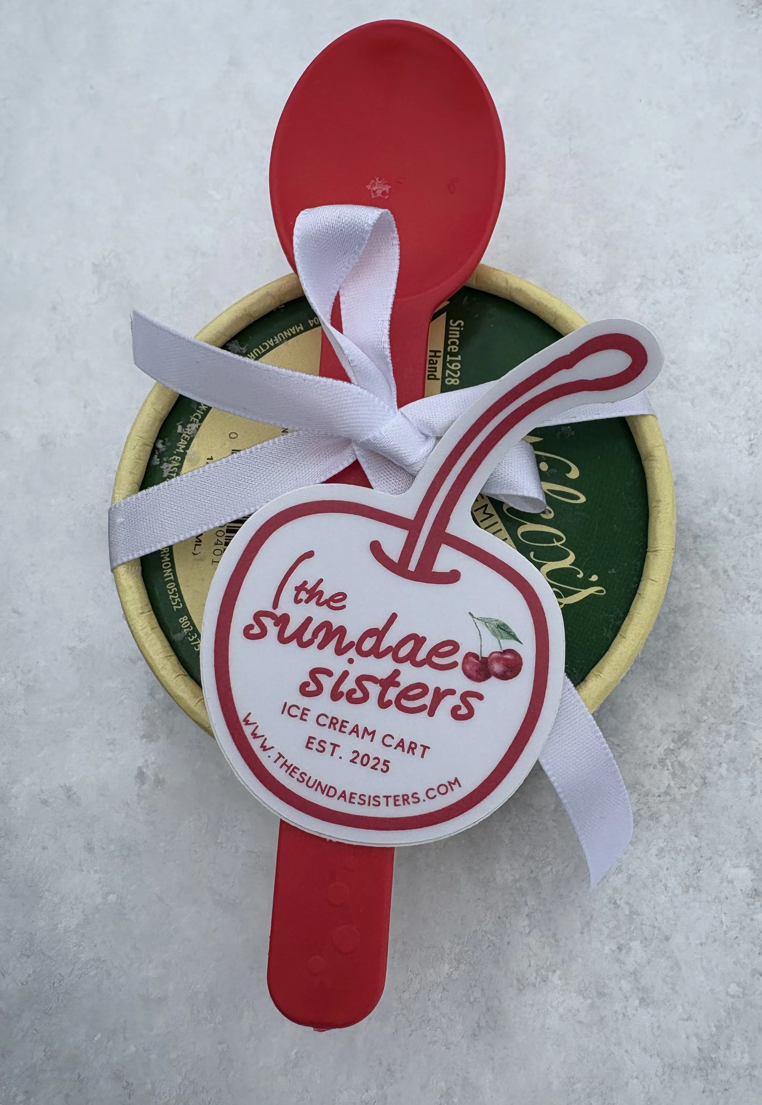 The Sundae Sisters Valentine's Ice Cream Cup