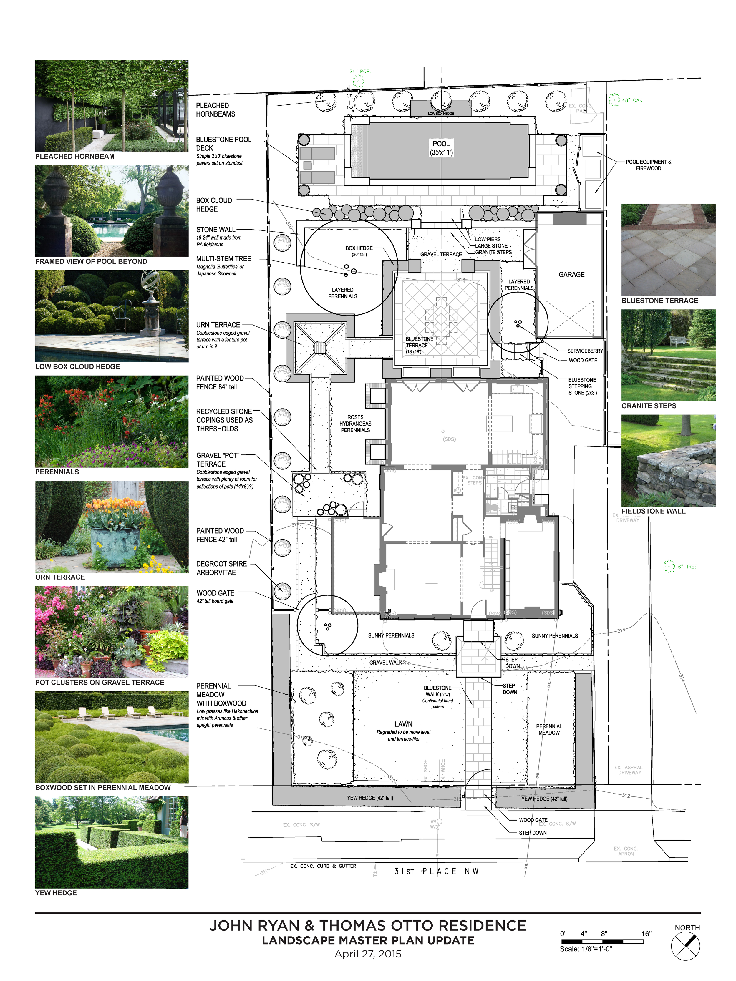 Detailed design plan developed by Thomas Rainer