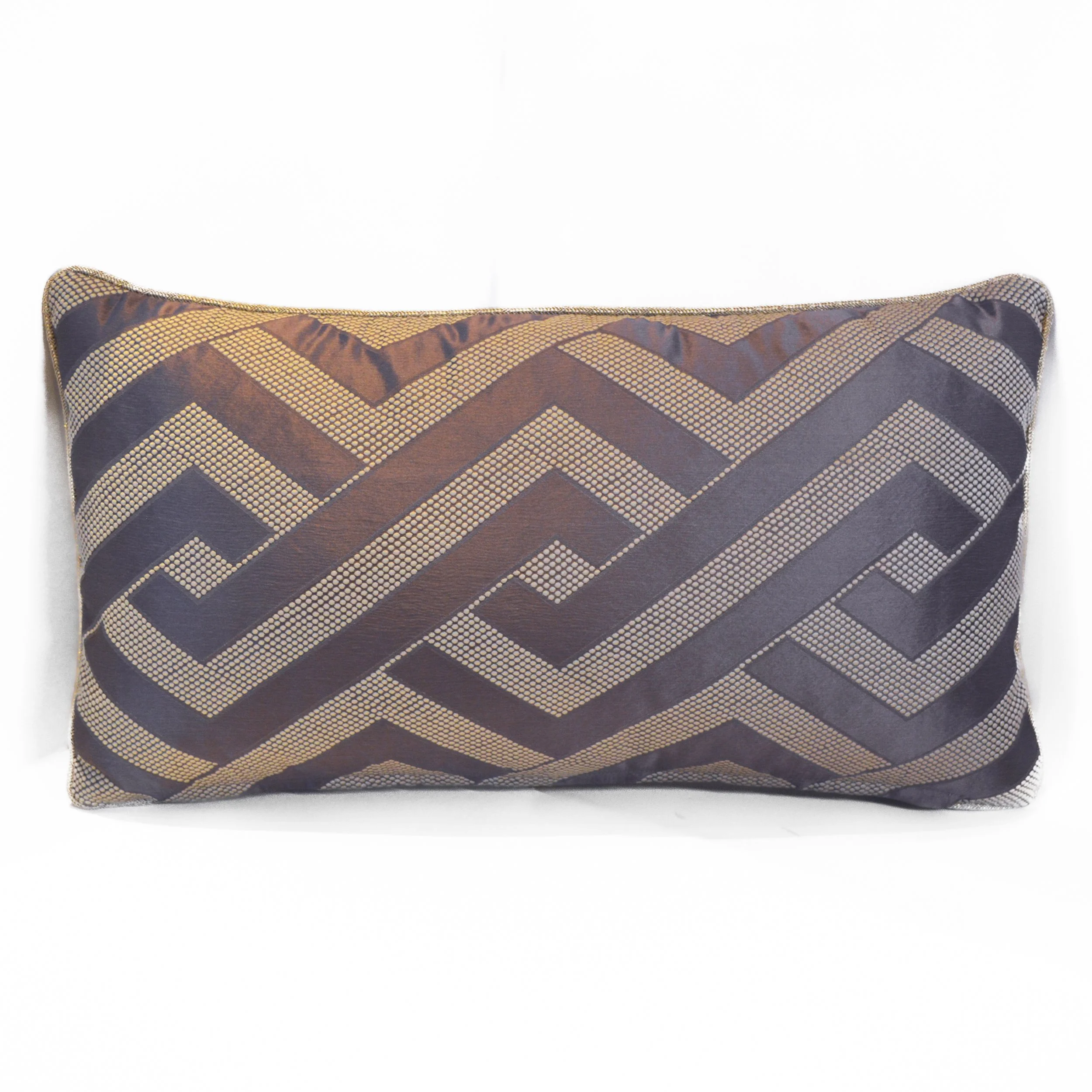 Gold and Purple Pillow