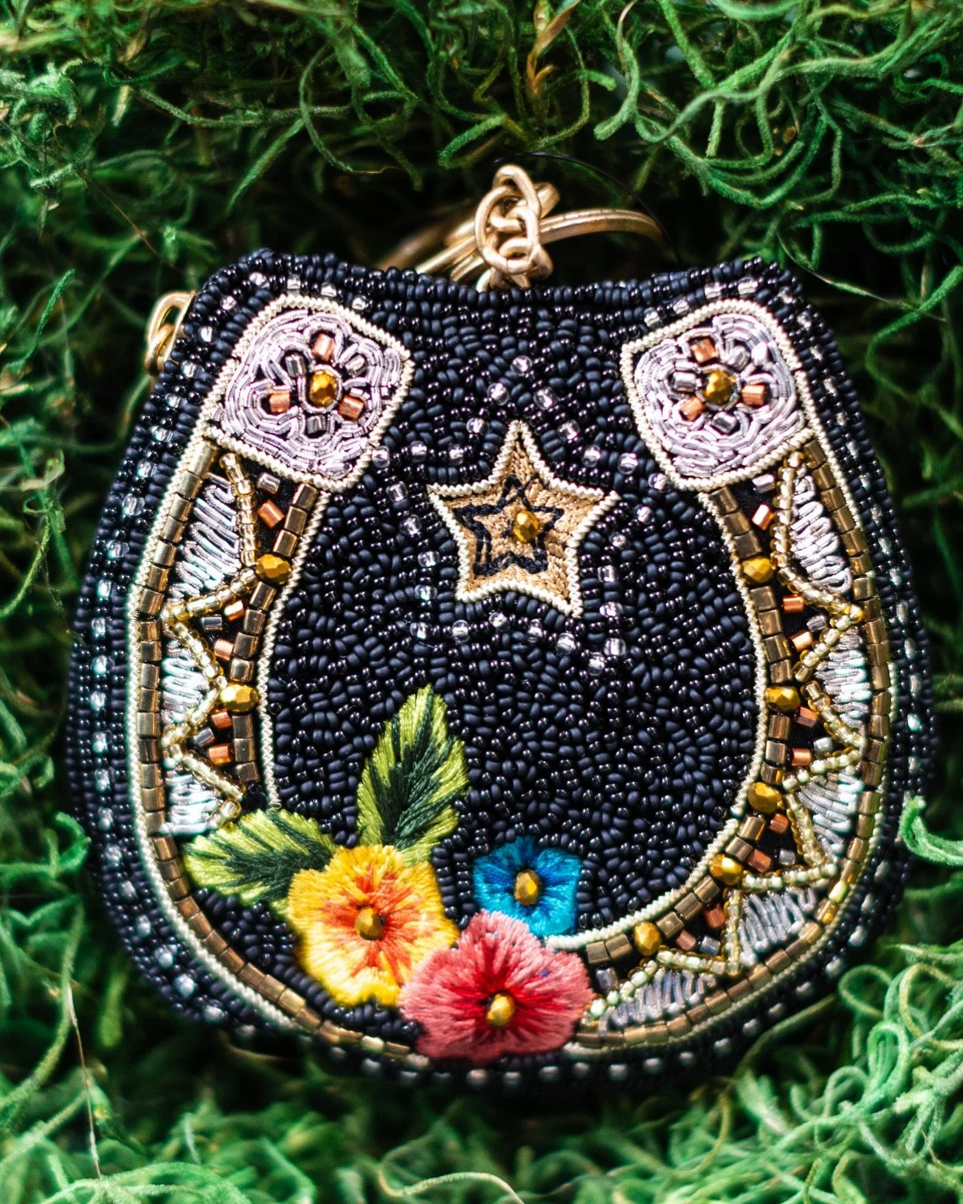 ✨ Luckily, we have a few of these gorgeous beaded coin purses still available!  Shop online or in person at our Columbus, GA location, open 11-6 Tues-Sat ✨

✨ @maryfrancesaccessories 

#lucky #march #abundance #accessories #favorite #shop #keychain #