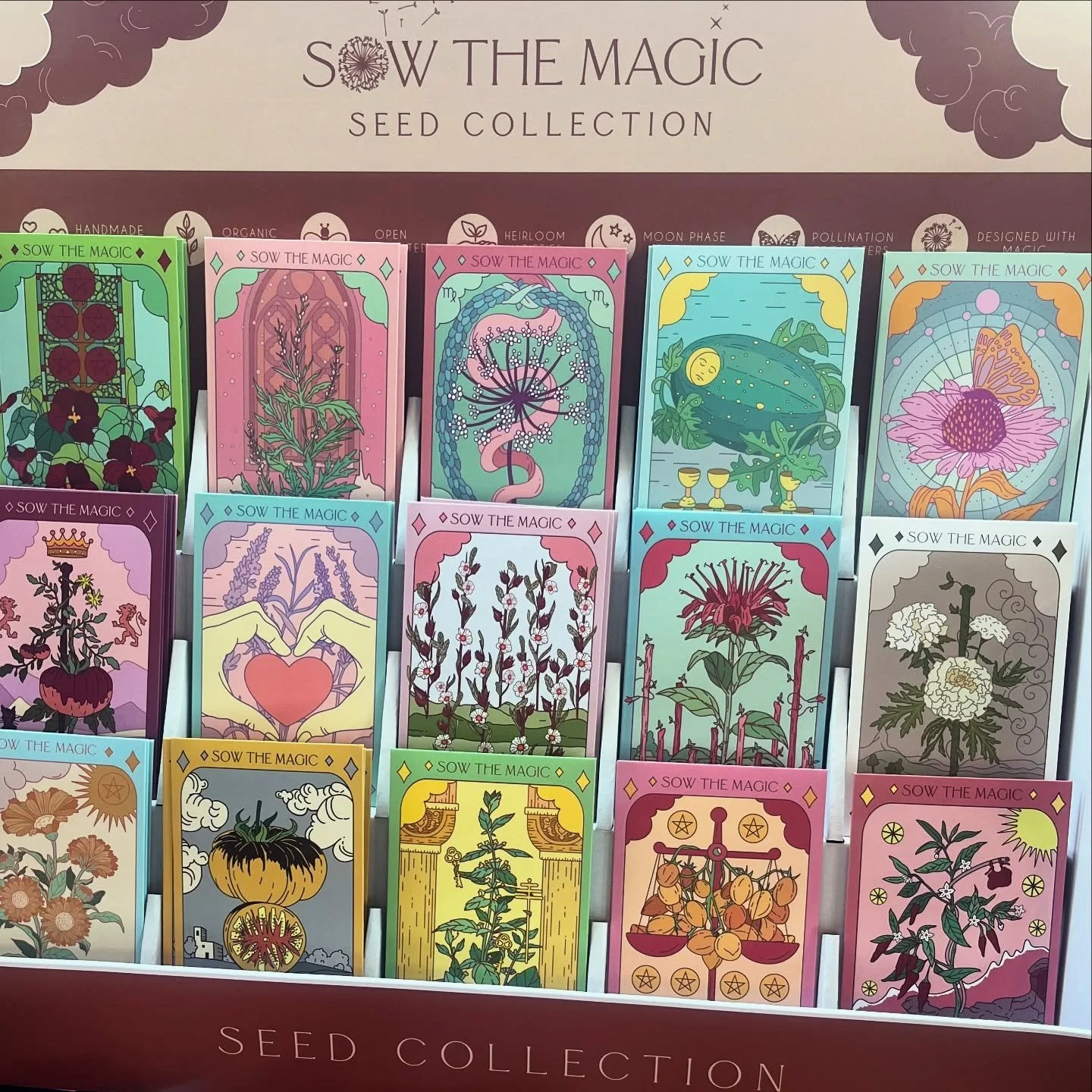 NEW! Sow the Magic Seed Packets are back in stock and ready for your garden! 🪏🪴 @sowthemagic

Shop hours 11am-6pm Tuesday-Saturday ✨ 

#magic #garden #spring #greenwitch #columbusga