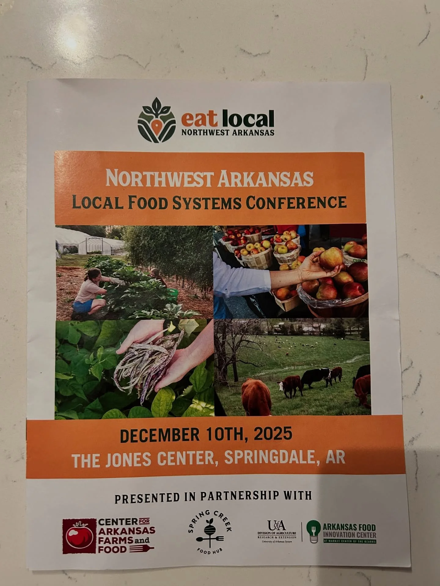 Yesterday we had the privilege of attending the Northwest Arkansas Local Food Systems Conference at The Jones Center in Springdale, AR. Surrounded by growers, educators, chefs, market leaders, and innovators, we left feeling energized, encouraged, an