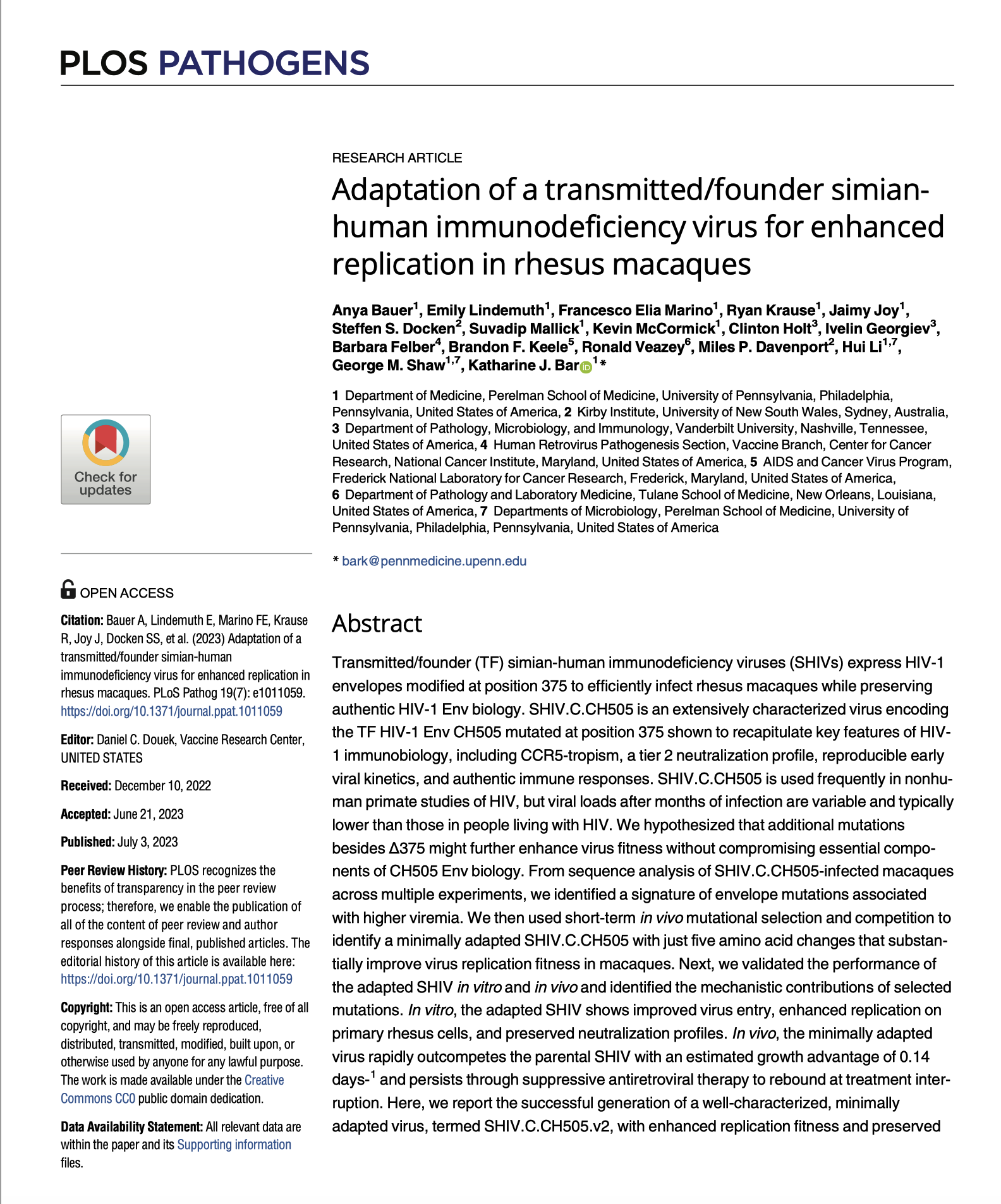 Gallery 2 — Bar Lab UPenn