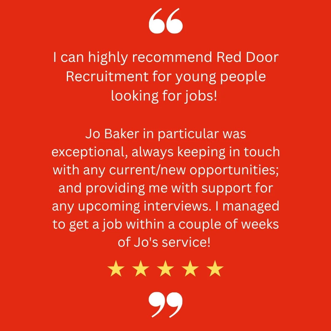 Some lovely feedback from a happy candidate ❤️ 

We're here to support enthusiastic candidates at every stage of their careers, offering help finding roles, polishing CVs, preparing for interviews and beyond. 

To find out how we can support with you