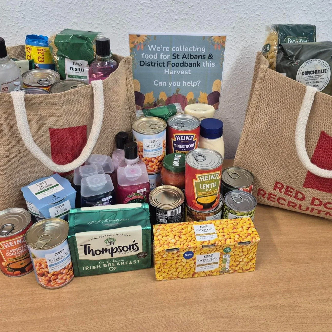 We were proud to drop off our harvest collection for @st_a_and_dist_foodbank this week 💚

The foodbank provides emergency food and support to anyone in our community who is going through a difficult time, offering compassion, advice and practical su