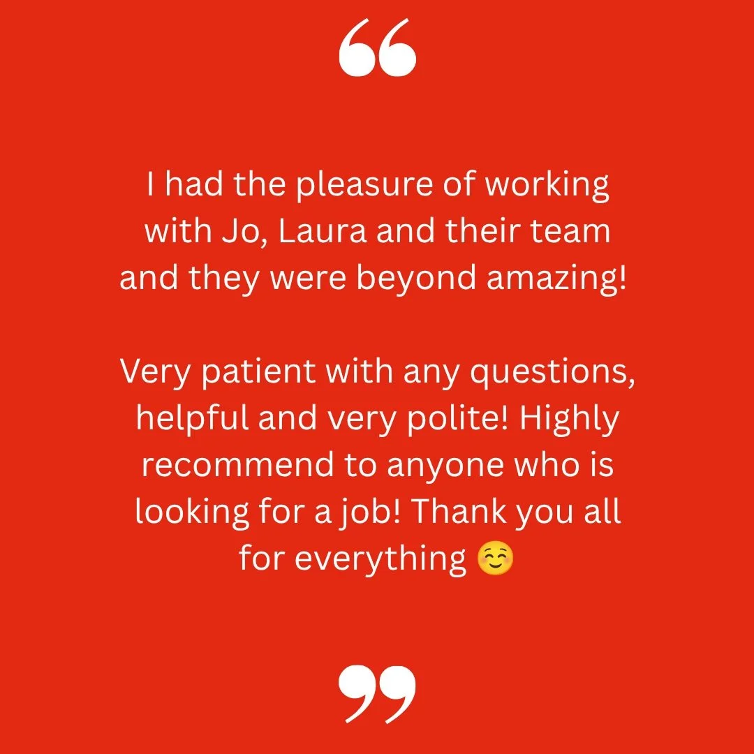 Another week, another happy candidate matched with the perfect role&hellip; 

Feedback like this is why we love what we do 😍

If you&rsquo;re looking for a new role, don&rsquo;t hesitate to get in touch with us at info@reddoorrecruitment.co.uk &ndas