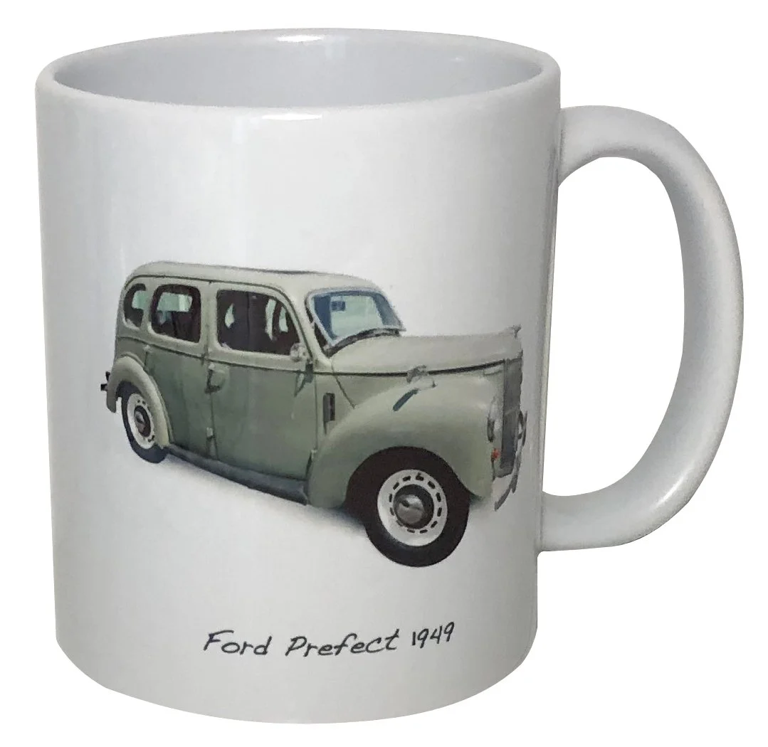 Ford Prefect 1172cc 1949 - 11oz Ceramic Mug - Ideal Gift for the Ford Car Enthusiast
