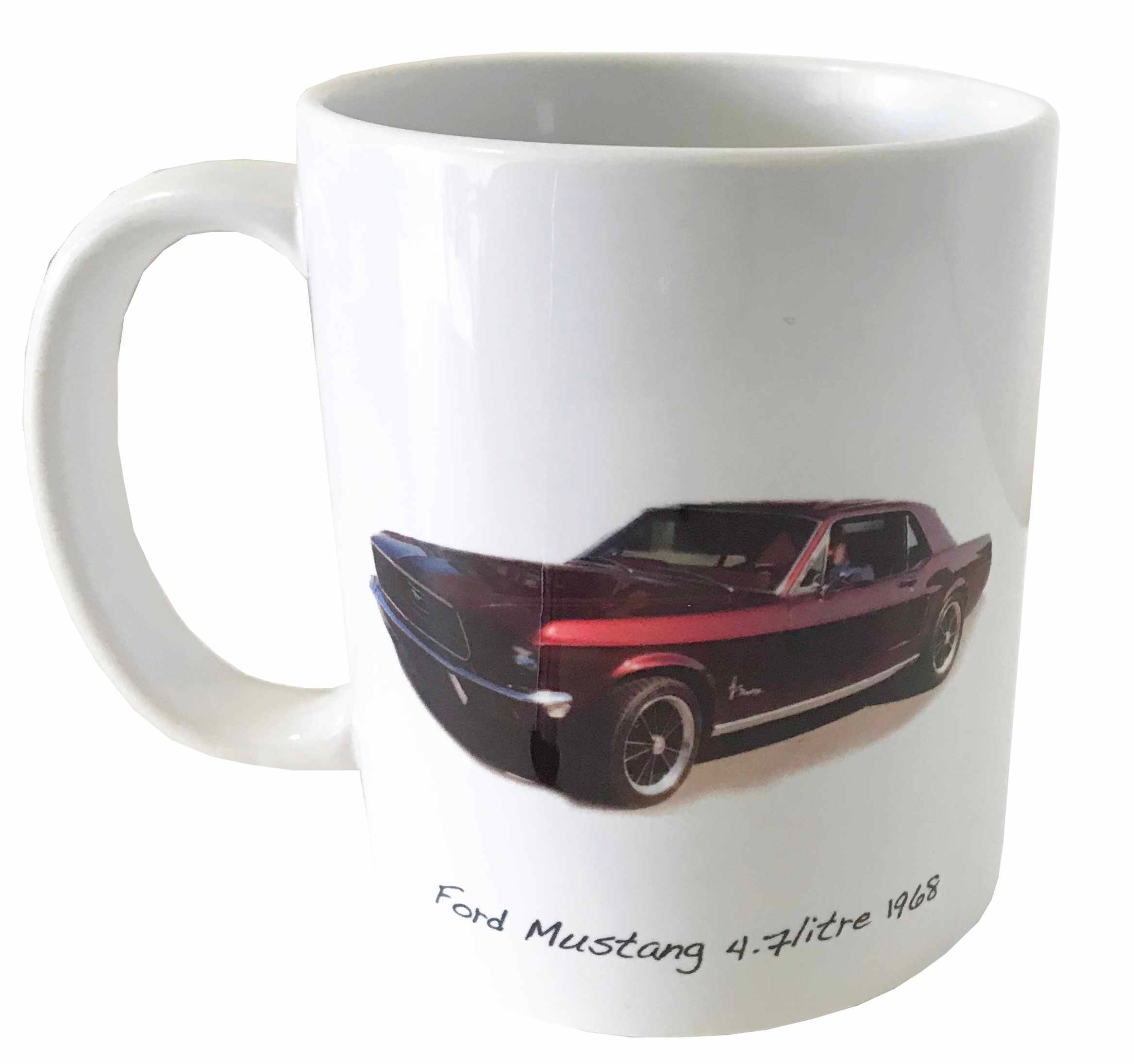 Ford Mustang 289 1968 - 11oz Ceramic Mug - The Perfect Gift for the American Muscle Car Enthusiast