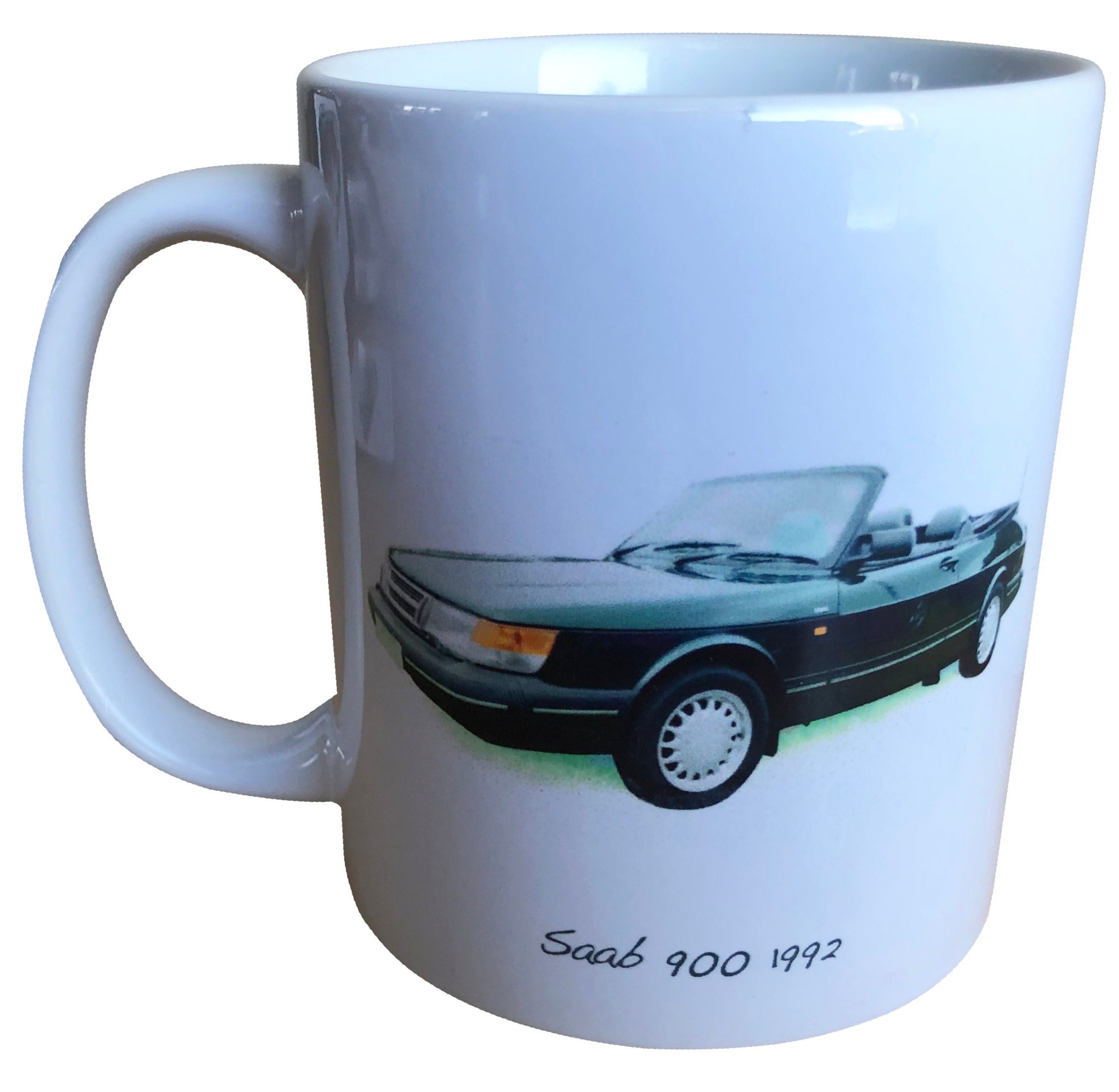 Saab 900 Convertible 1992 - 11oz Ceramic Mug - Classic Souvenir for the Car Enthusiast