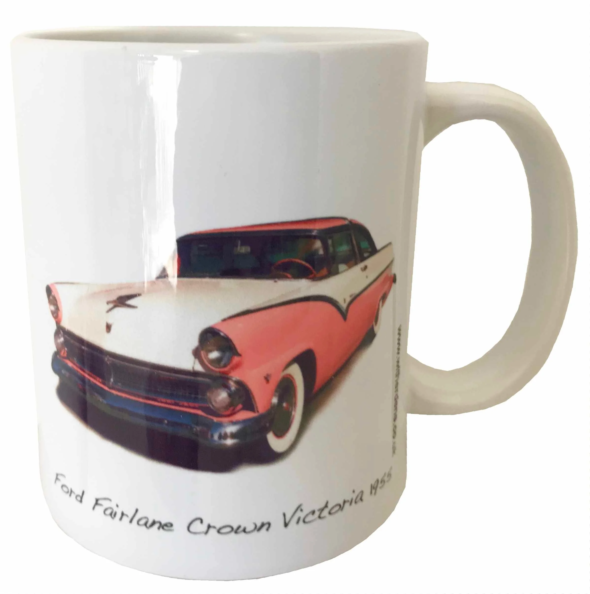 Ford Fairlane Crown Victoria 1955 - 11oz Ceramic Mug - Ideal Gift for the American Car Enthusiast