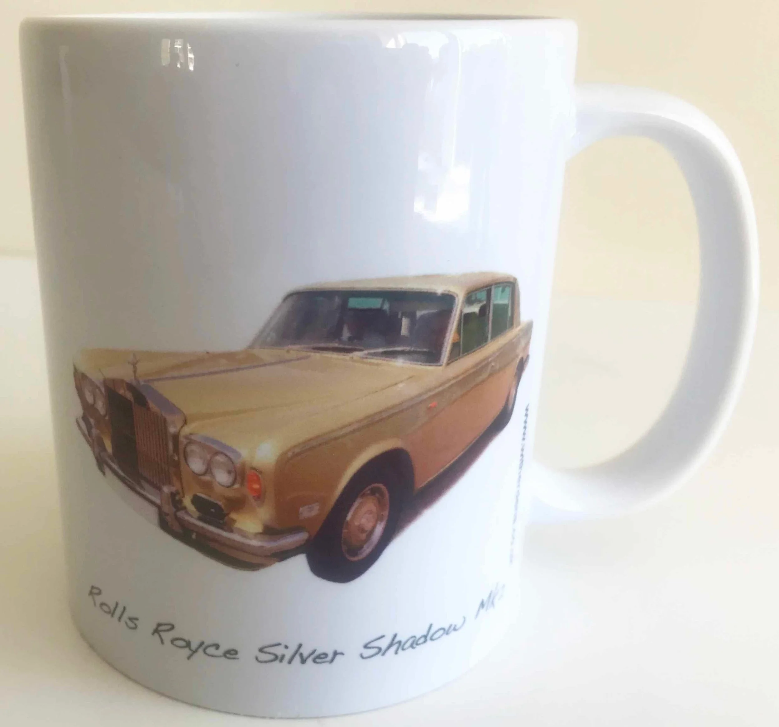 Rolls Royce Silver Shadow Mk2 - 11oz Ceramic Mug - Ideal Gift for the Limousine Car Enthusiast