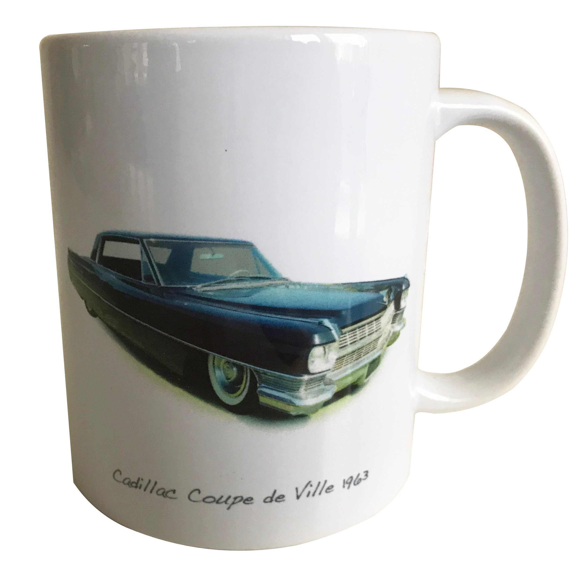 Cadillac Coupe de Ville 1963 - 11oz Ceramic Mug - Ideal Gift for the American Car Enthusiast