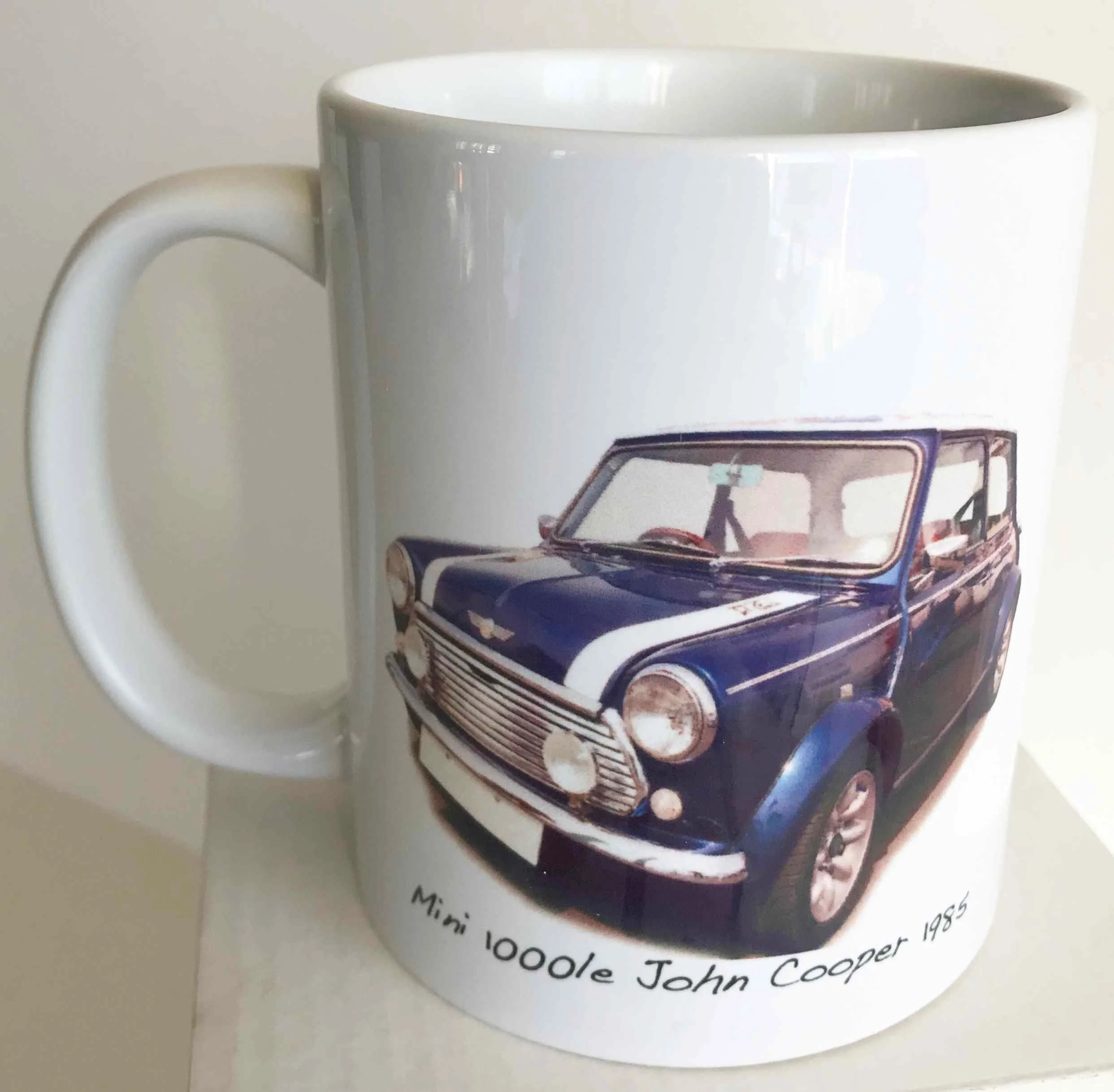 Mini 1000le John Cooper edition 1985 - 11oz Ceramic Mug - The Perfect Gift for Mini Enthusiasts - Optional Text Change