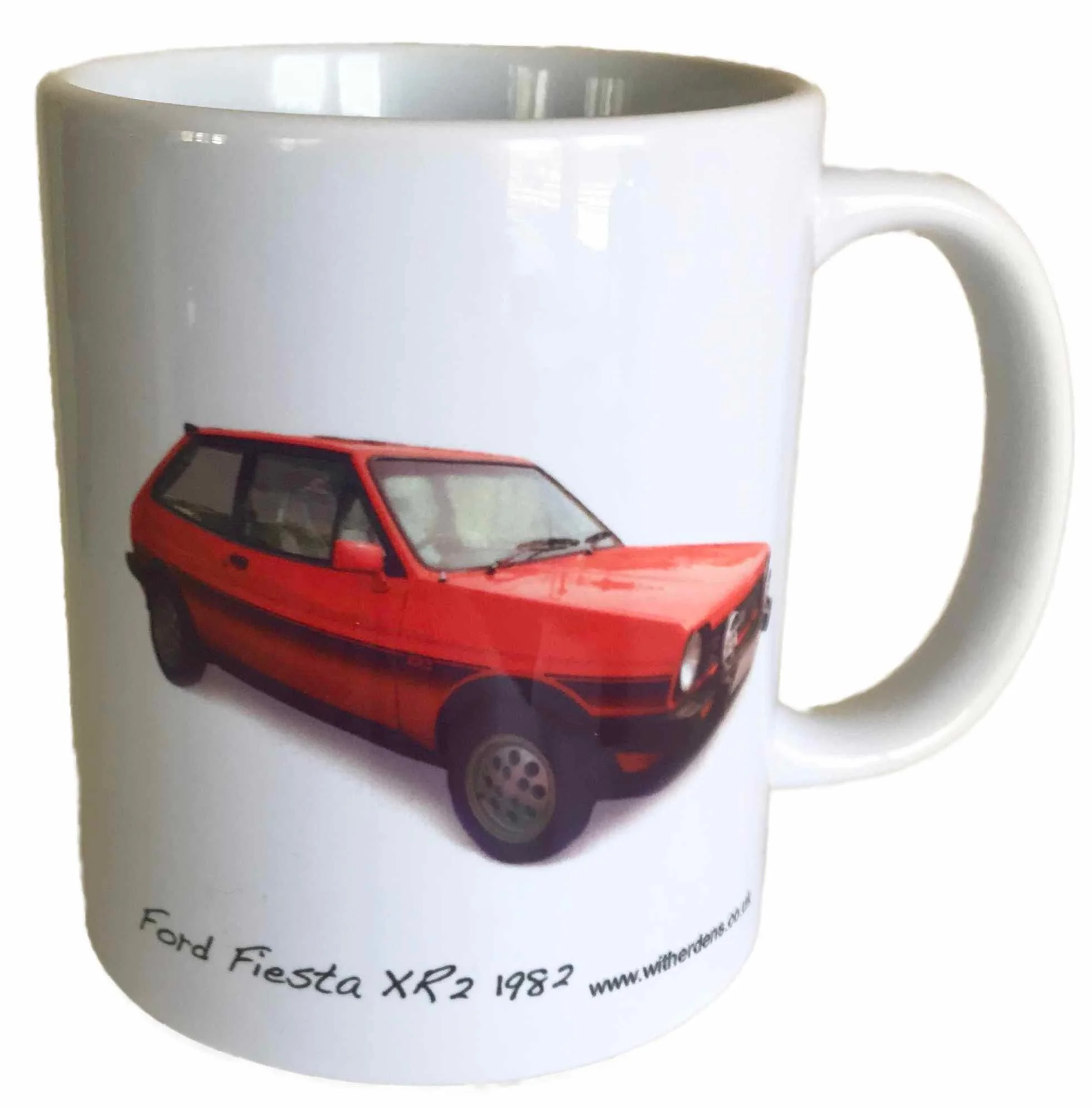 Ford Fiesta XR2 1982 - 11oz Ceramic Mug - Ideal Gift for the Ford Car Enthusiast - Personalisation Optional