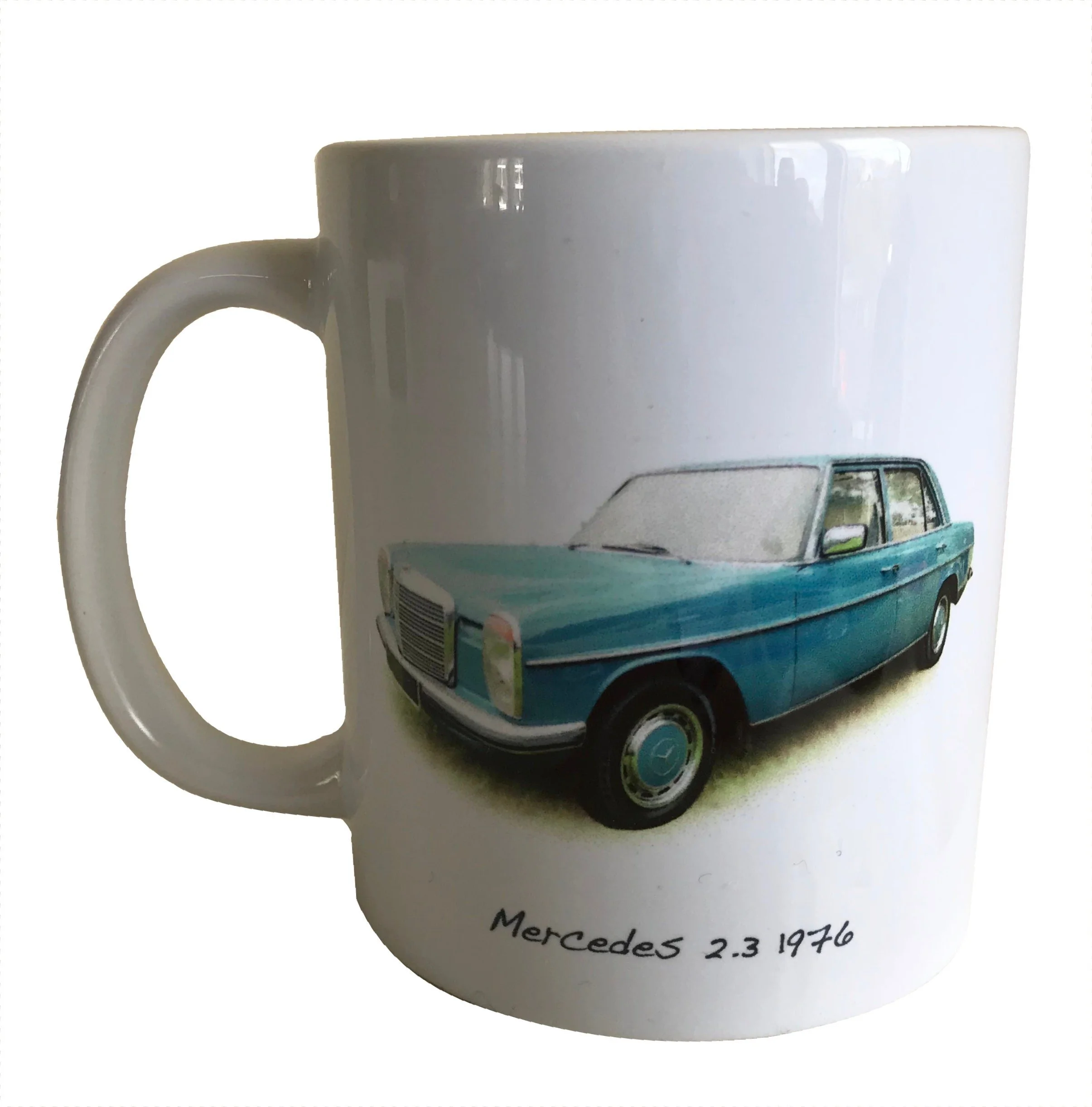Mercedes 2.3l W115 1976 - 11oz Ceramic Mug - Ideal Gift for the German Car Enthusiast