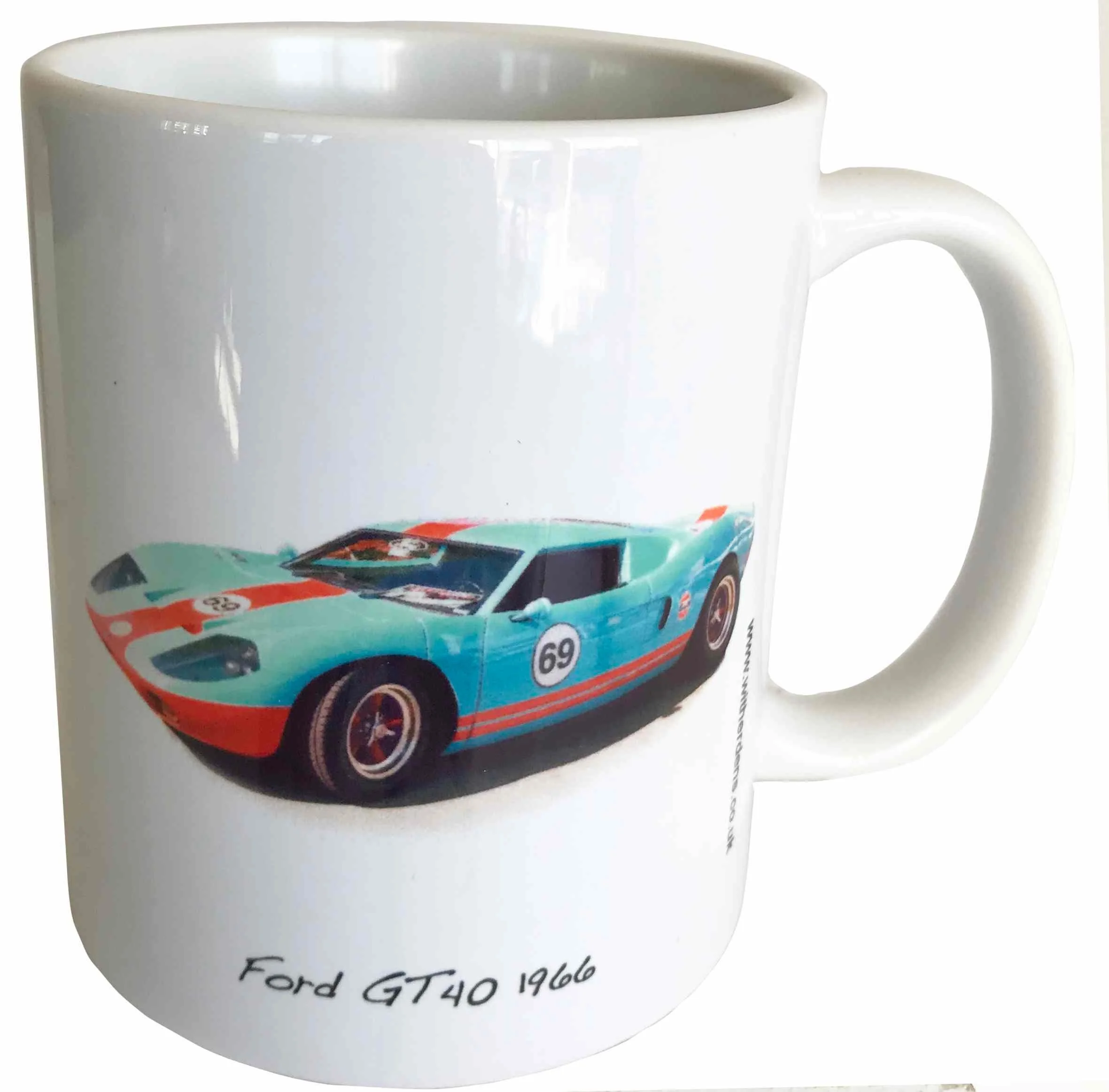 Ford GT40 1966 - 11oz Ceramic Mug -  Ideal Gift for the Racing Car Enthusiast