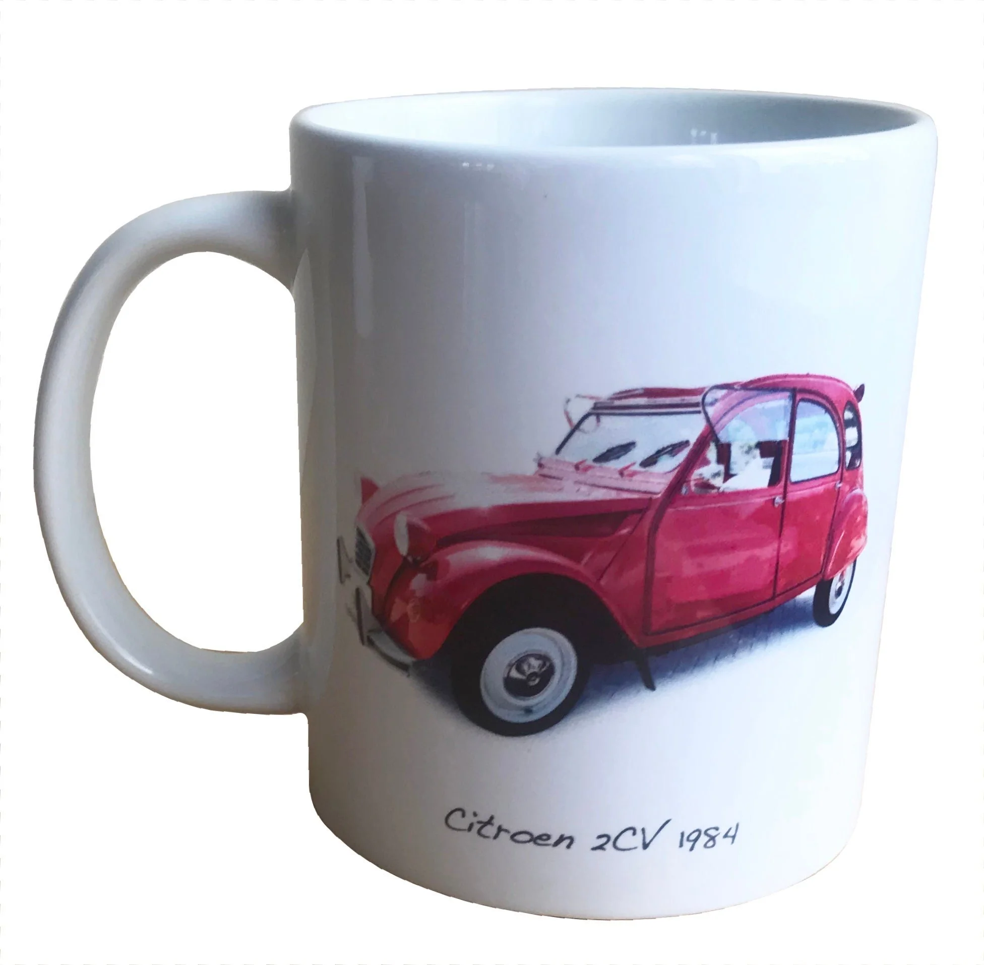 Citroen 2CV 1984 - 11oz Ceramic Mug - First Car Memory