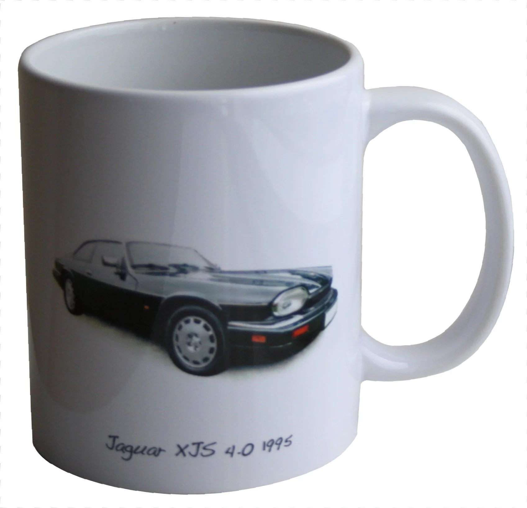 Jaguar XJS 4.0 1995 (Dark Green) - 11oz Ceramic Mug - Ideal Gift for the Classic Car Enthusiast