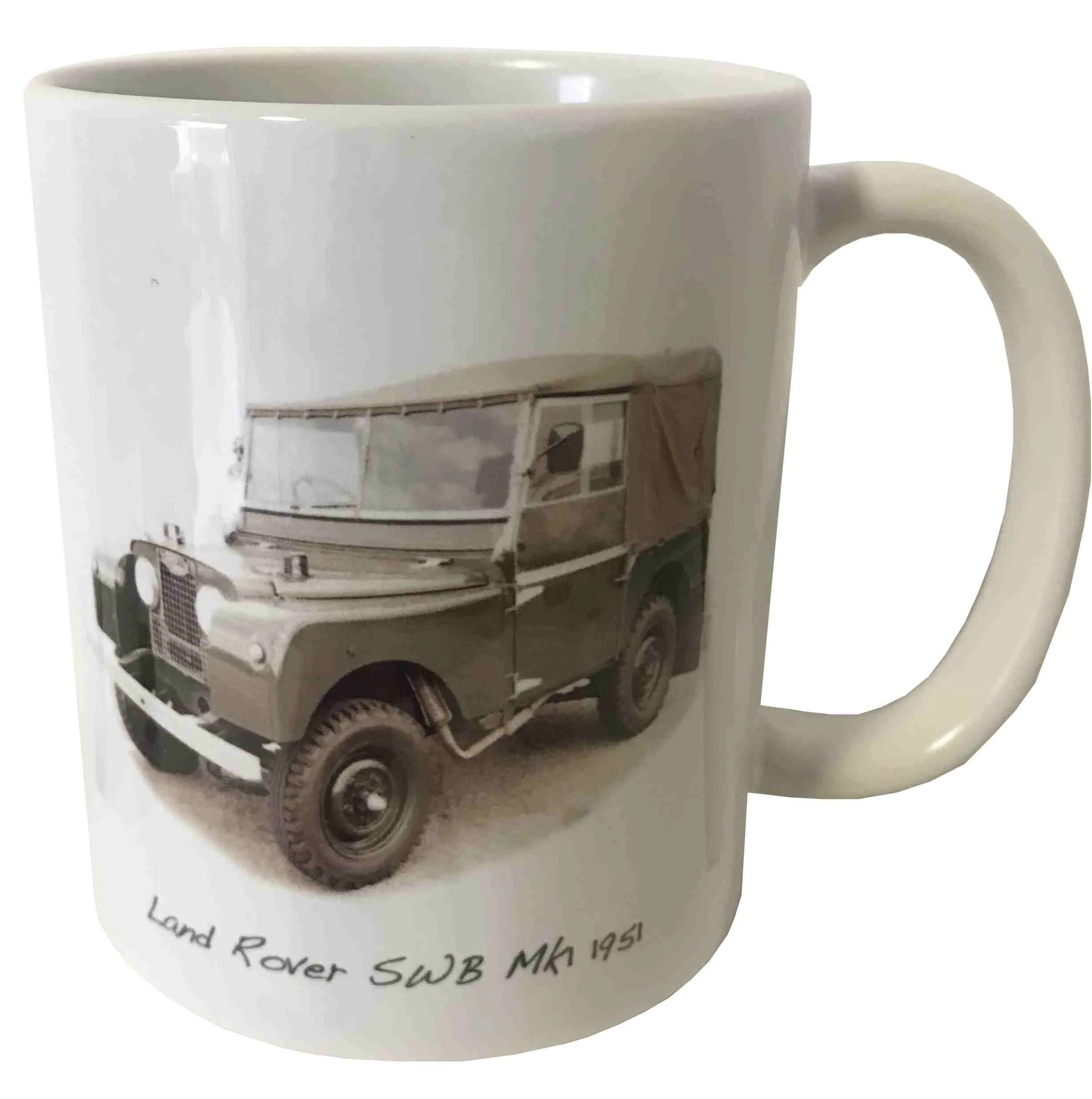 Land Rover SWB Mk1 1951 - Coffee Mug - The Perfect Gift for the 'Landy' Enthusiast